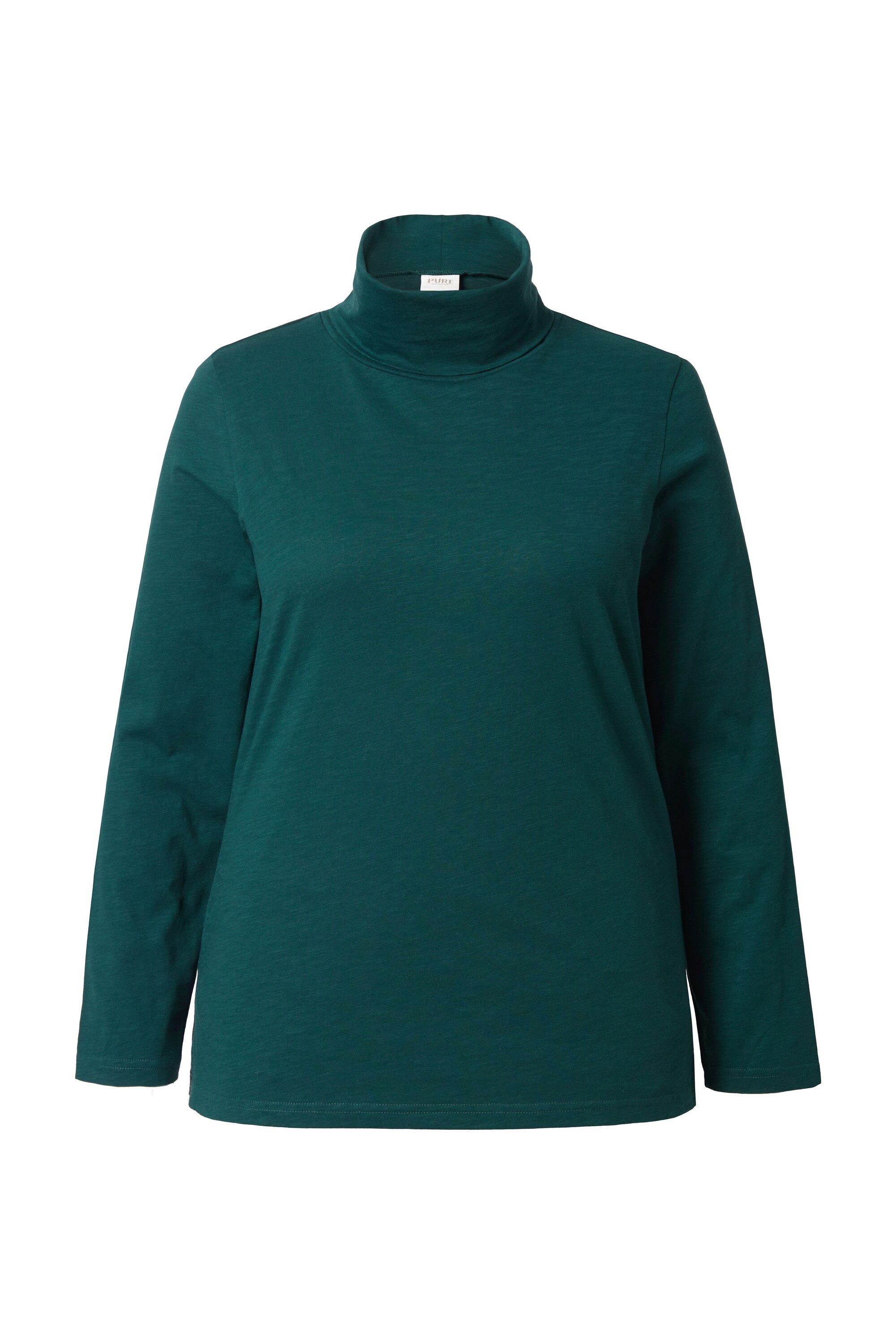 Ulla Popken T-Shirt Shirt Rollkragen Slim günstig online kaufen