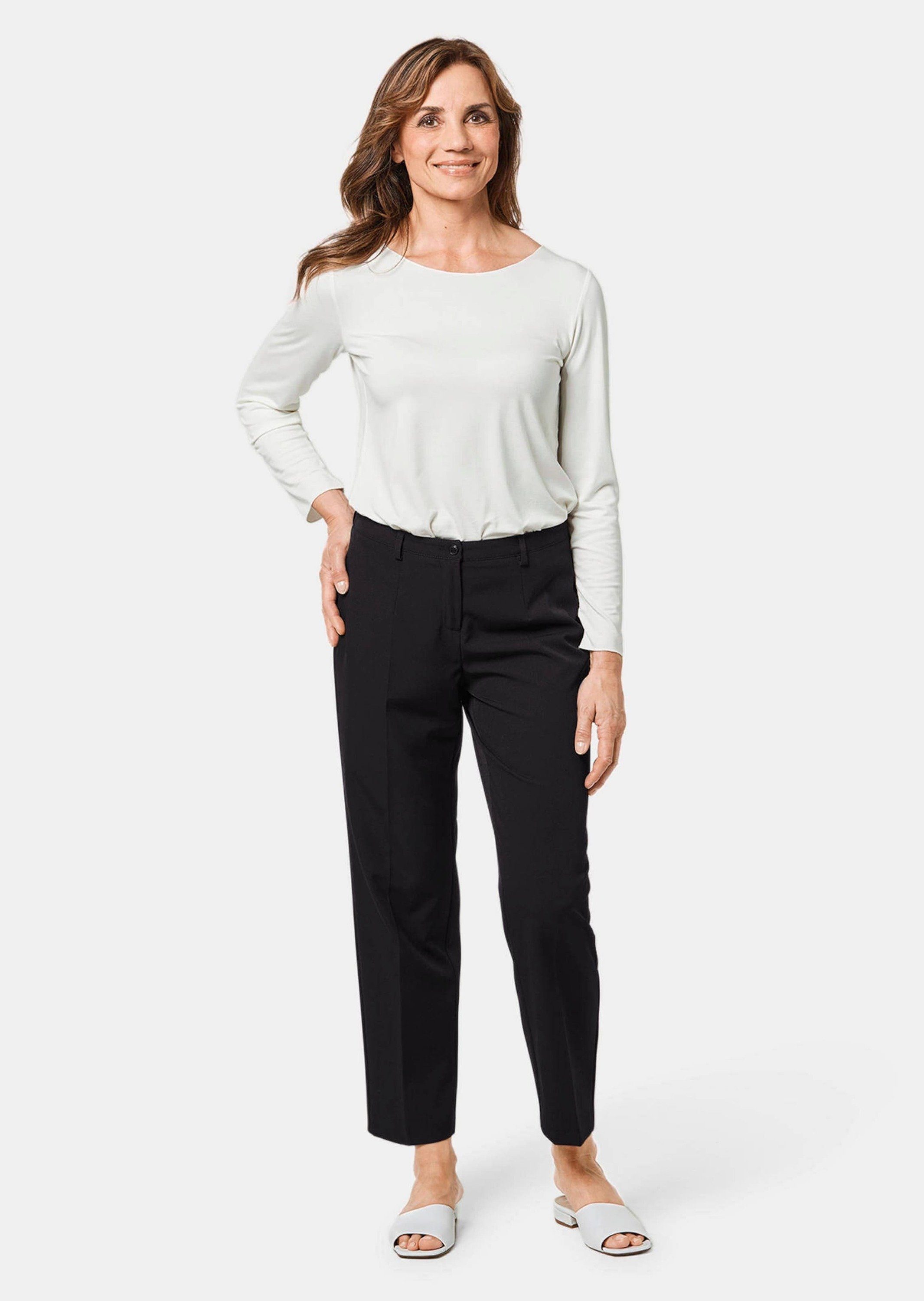GOLDNER Stoffhose Hose mit Gürtelschlaufen in günstig online kaufen