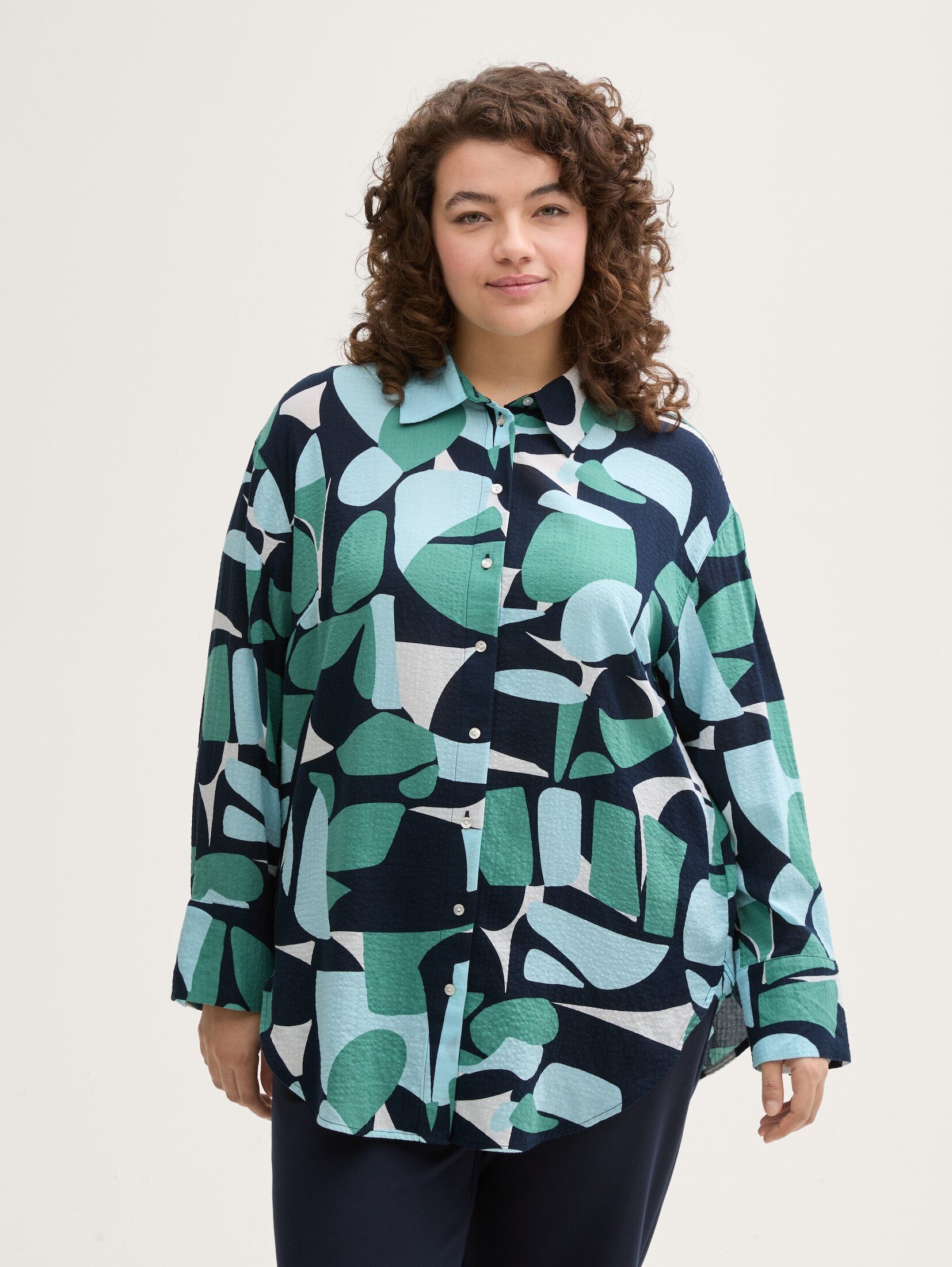 TOM TAILOR PLUS Langarmbluse Plus Size günstig online kaufen