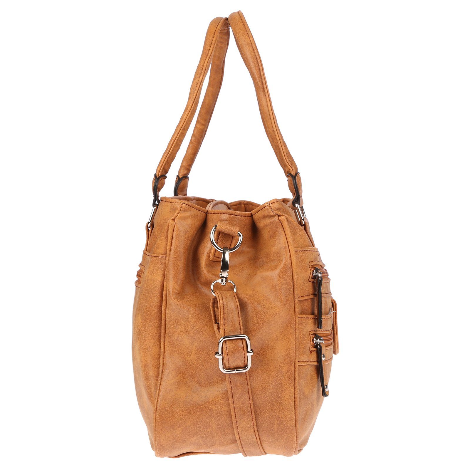 Christian Wippermann Henkeltasche Große Damen Tasche Umhängetasche Schultertasche (1 tlg), Henkeltasche