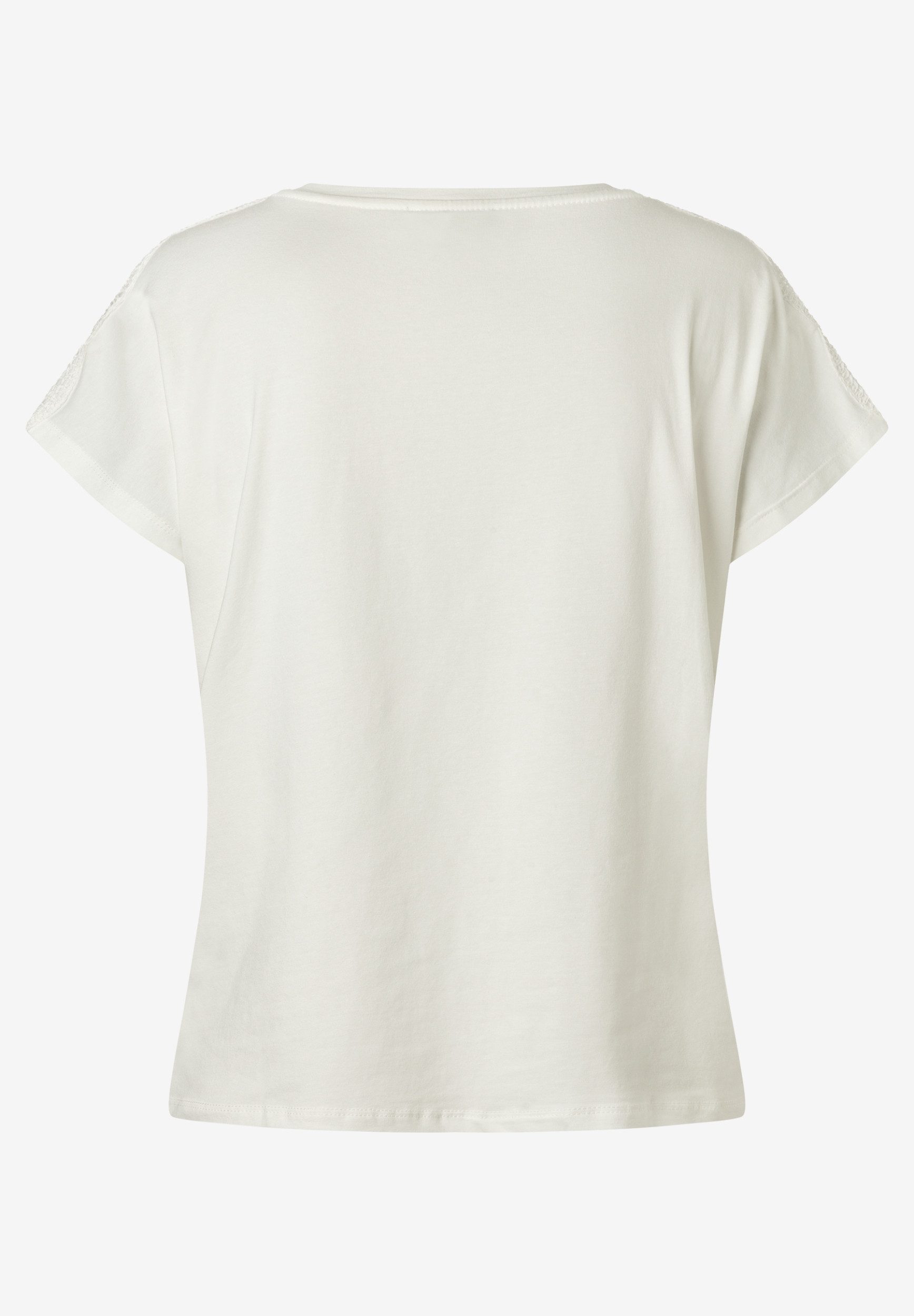 MORE&MORE T-Shirt Shirt With Lace-Deta