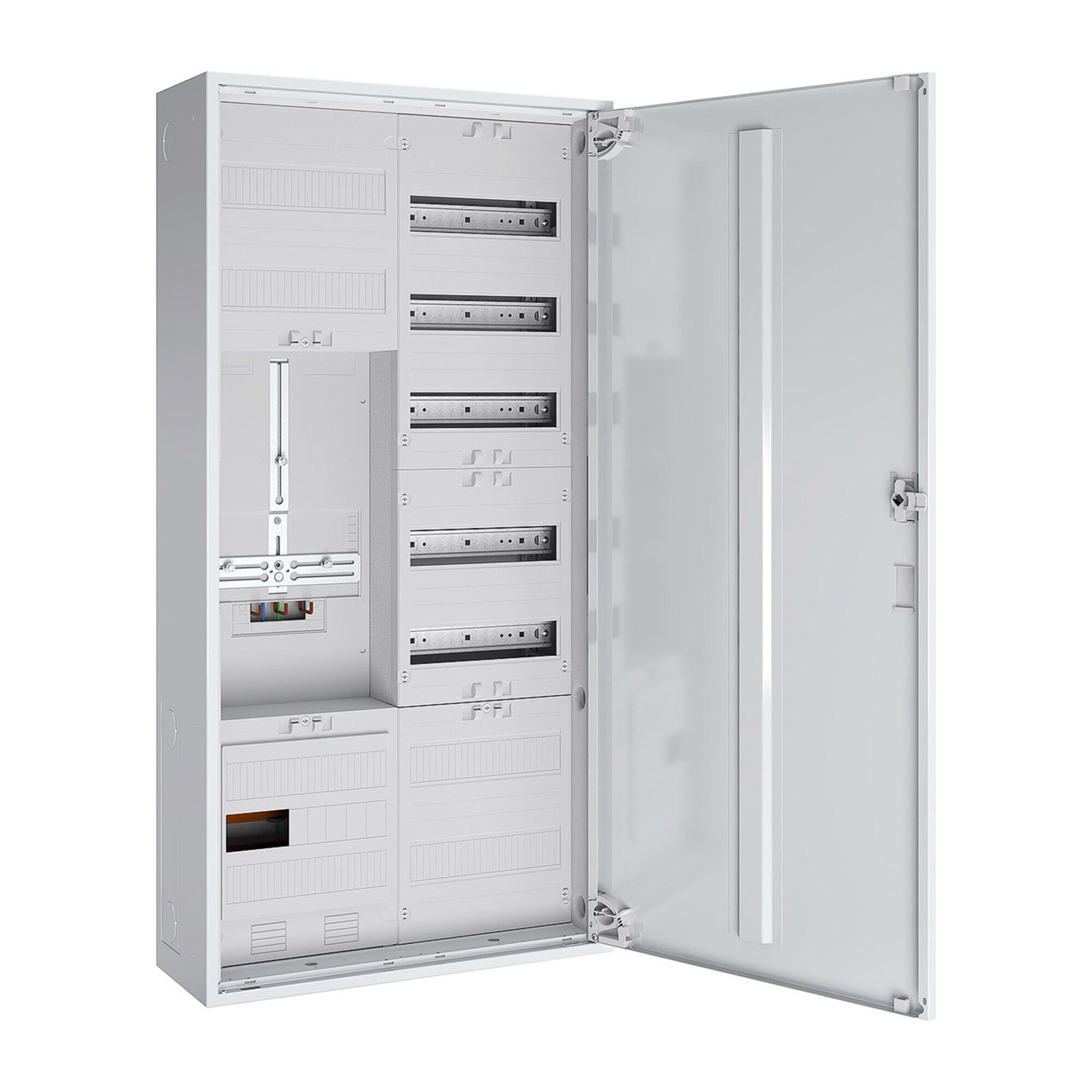 ABN Stromverteiler ABN Komplett-Schrank EFH/3Pkt. 1Z 1V1APZ HLAK/Kanal S27ZA710