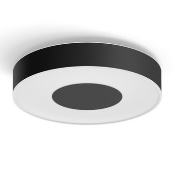Philips Hue LED Deckenleuchte Bluetooth White & Color Ambiance LED Deckenleuchte Xamento in Schwarz, keine Angabe, Leuchtmittel enthalten: Ja, fest verbaut, LED, warmweiss, Deckenlampe, Deckenbeleuchtung, Deckenlicht