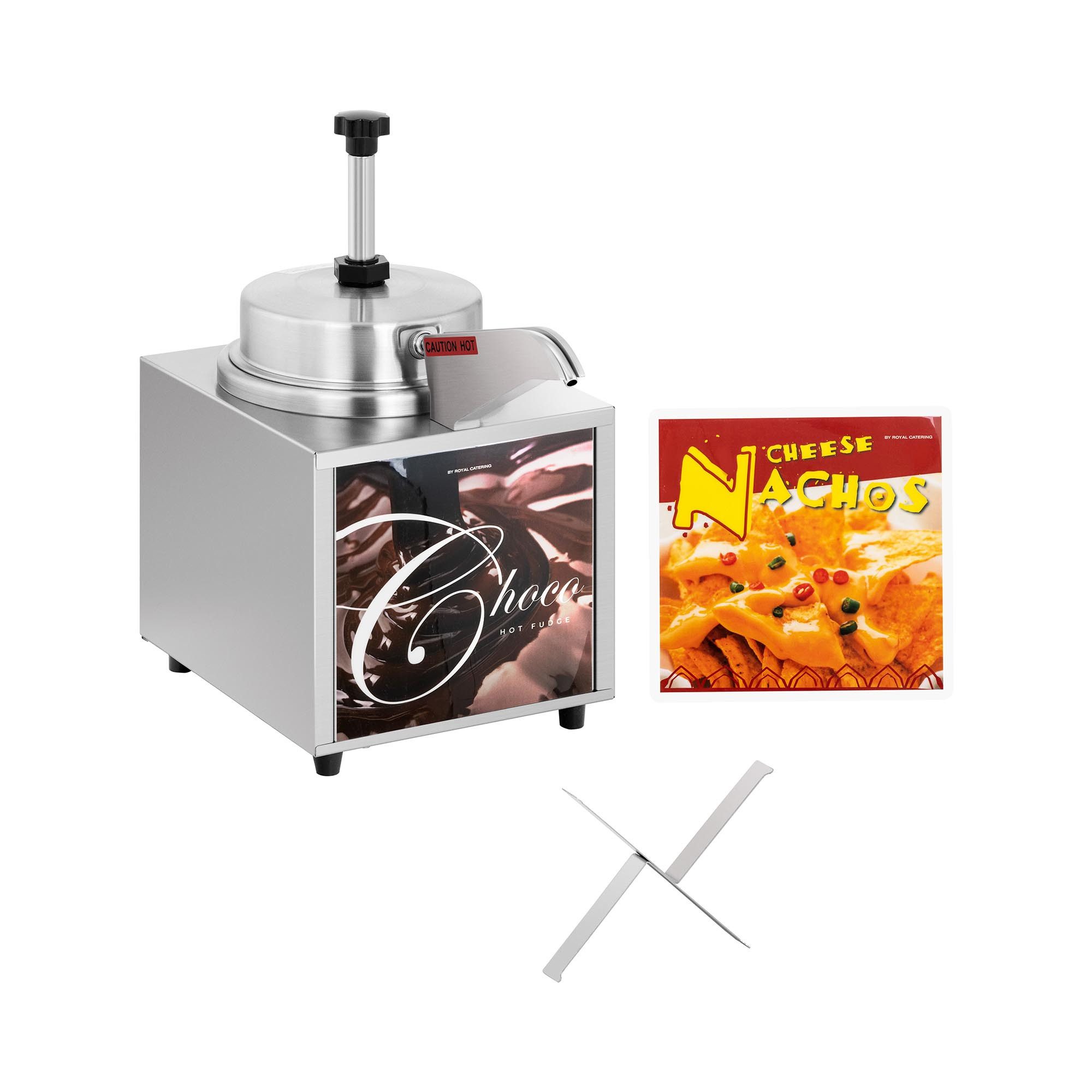 Royal Catering Speisenwärmer Saucenspender mit Heizfunktion Soßen Spender Nacho-Käse Schokolade