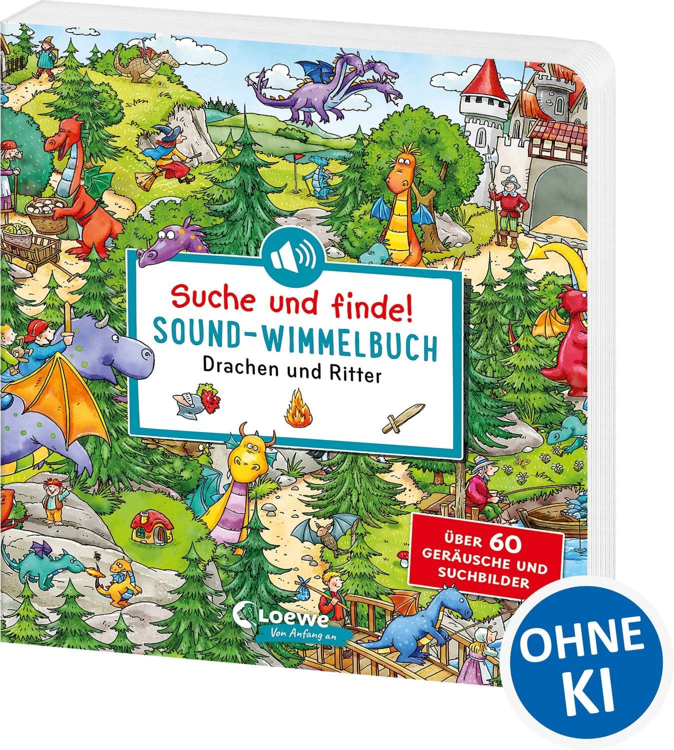 Suche und finde! Sound-Wimmelbuch - Drachen und Ritter / diverse