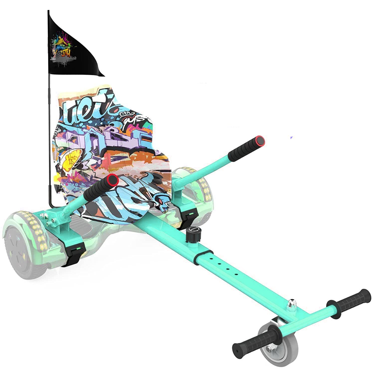 CITYSPORTS Balance Scooter Kart, Hoverkart Für 6,5" 8" 10" Hoverboard