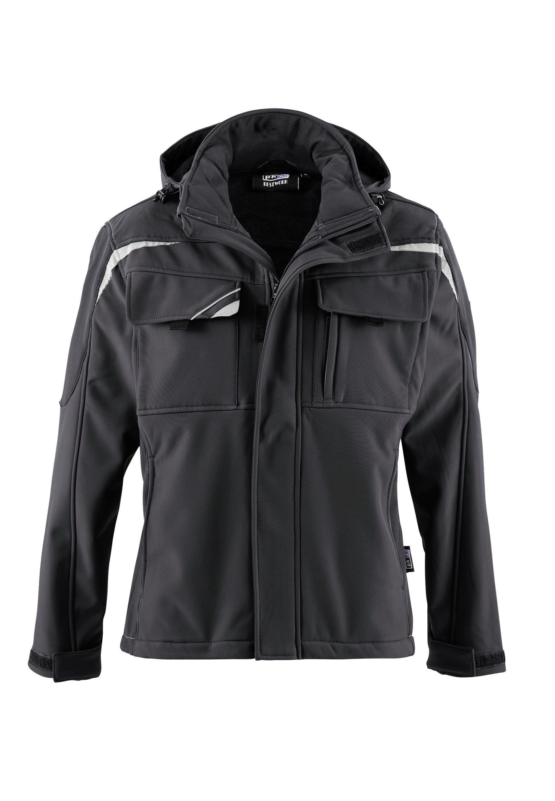 PKA Softshelljacke,wasserabweisende und winddichte Herren Jacke, Regenjacke Wasserabweisend