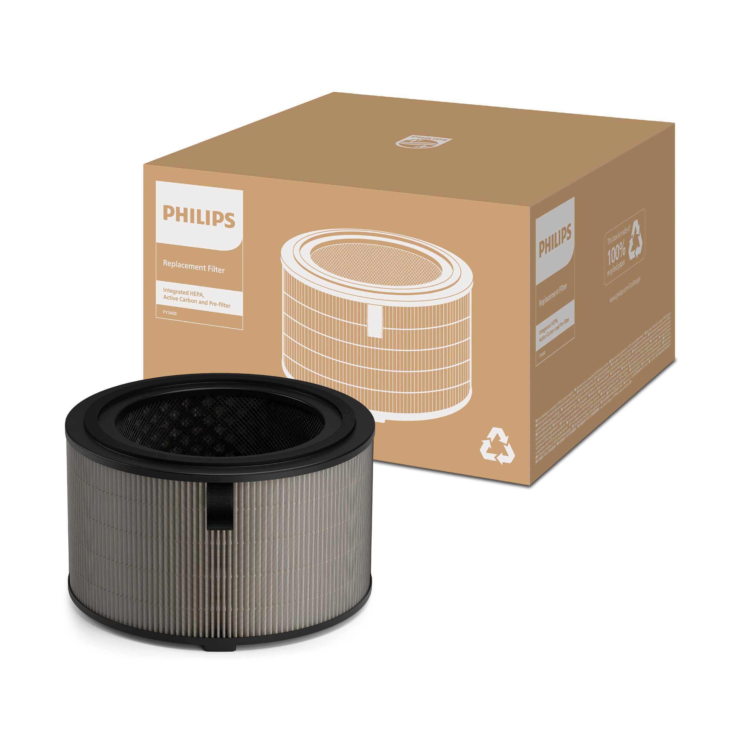 Philips Ersatzfilter FY3400/30 HEPA NanoProtect Filter, günstig online kaufen