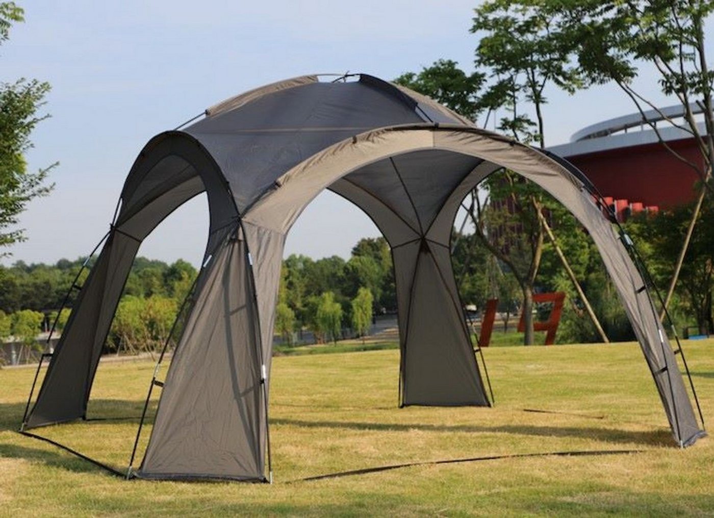 Thumbnail - Gravidus Pavillon Grauer Pavillon TICINO – Stilvoller Schutz für Ihre Outdoor-Events