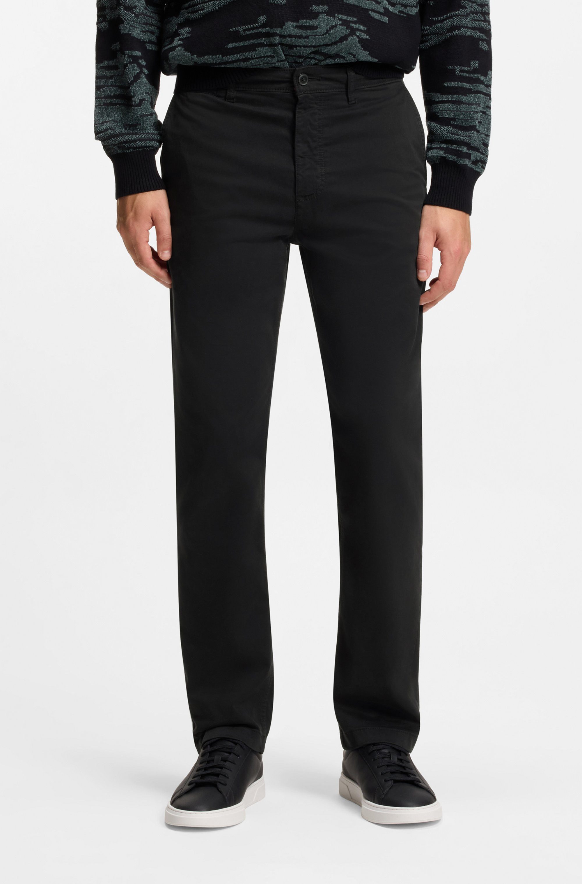 BOSS ORANGE Chinohose Regular in gerader From