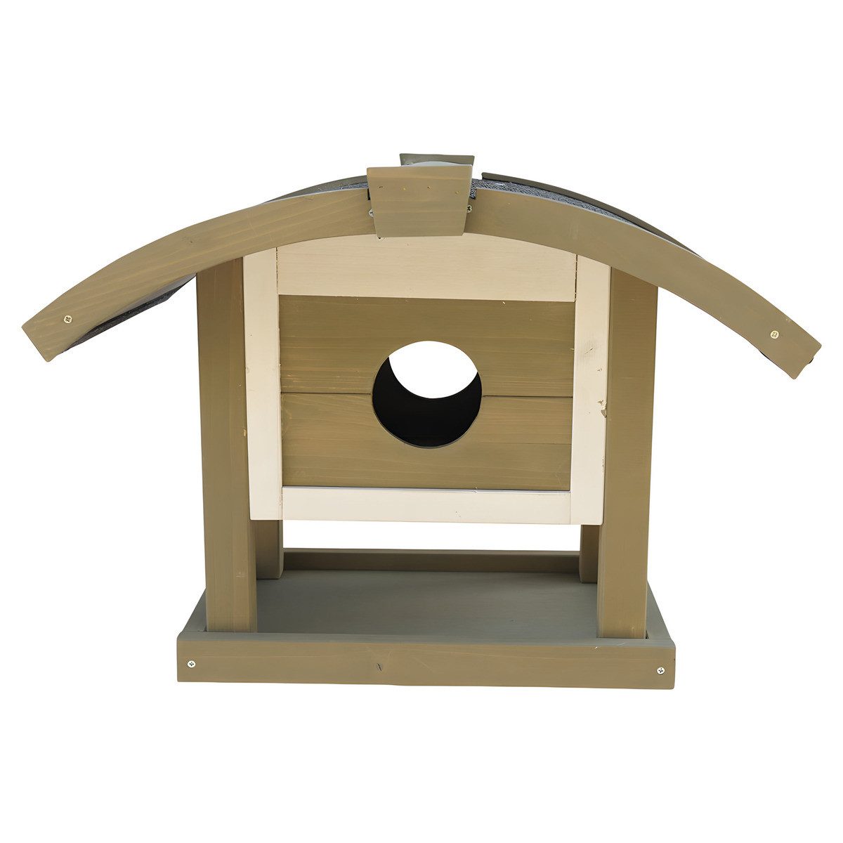 Nobby Vogelhaus Vogelhaus Ida graubraun-weiß