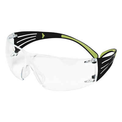 3M Arbeitsschutzbrille SecureFit 400, Schutzbrille federleicht, gepolsterte Bügel / verstellbares Nasenpad