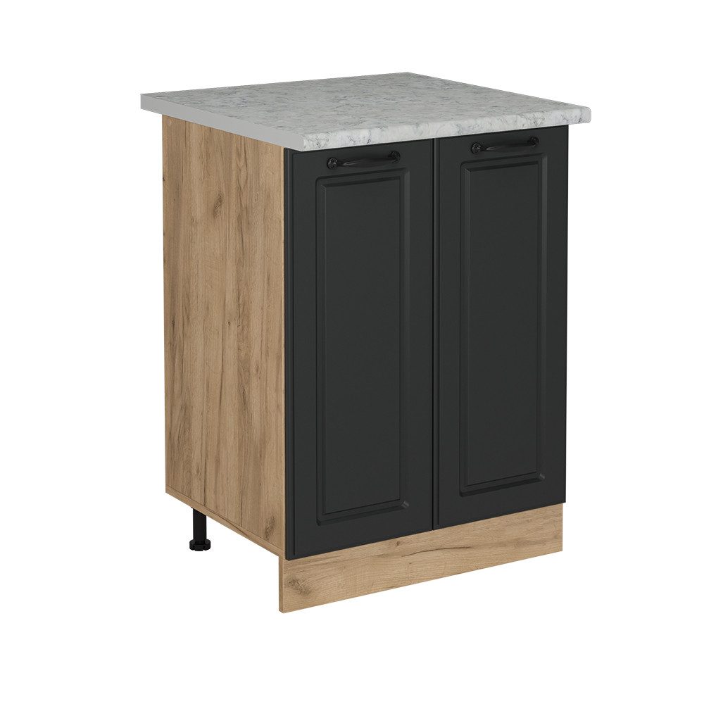 Vicco Unterschrank R-Line, Anthrazit Landhaus/Goldkraft Eiche, günstig online kaufen