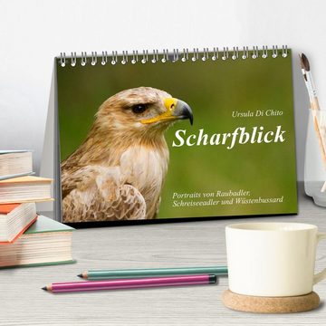 CALVENDO Wandkalender Scharfblick (Tischkalender 2024 DIN A5 quer), CALVENDO Monatskalender
