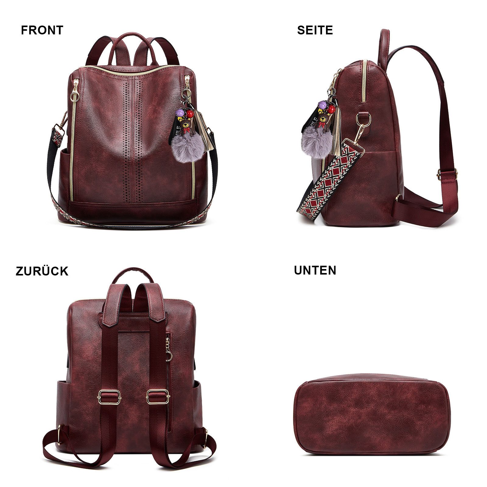 OKWISH Rucksack Rucksäcke Schulrucksack Freizeitrucksack Reiserucksack günstig online kaufen
