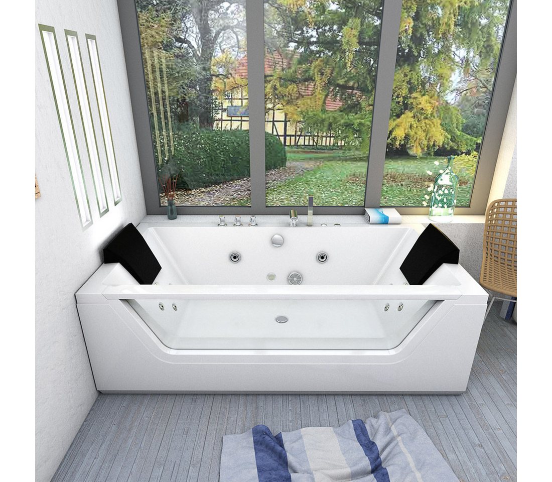 Thumbnail - AcquaVapore Whirlpool-Badewanne Whirlpool Pool Badewanne AcquaVapore W83-TH-A-ALL, (1-tlg)