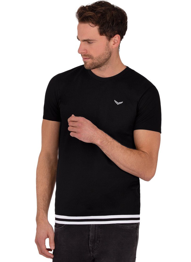 TRIGEMA T-Shirt 100% Trigema aus Baumwolle schwarz T-Shirt