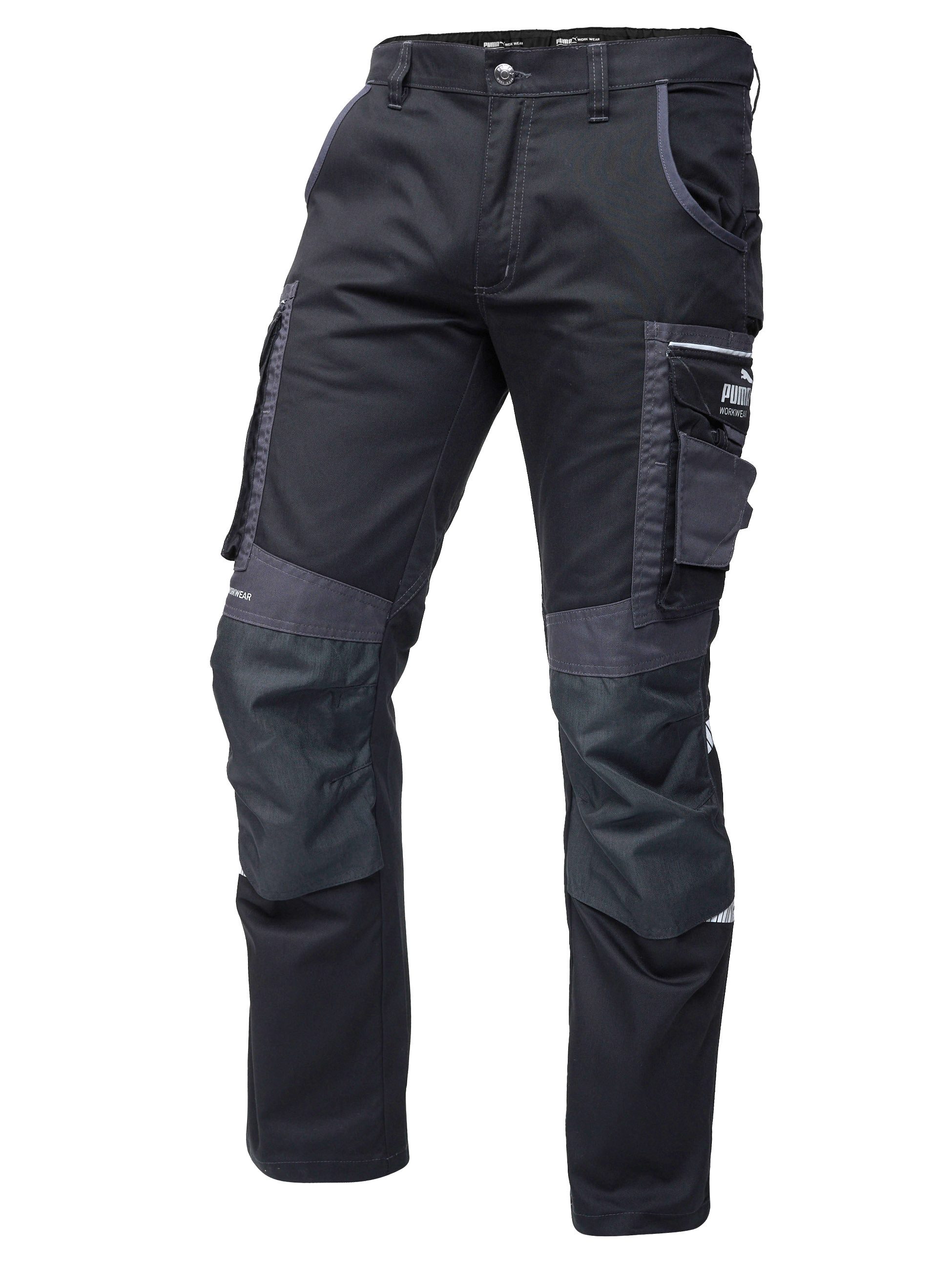 PUMA Workwear Arbeitshose für Damen - Arbeitshose mit elastischem Bund - Precision X Robustes Nylon Gewebe - Verstärkte Nähte & Kniepartien - Viele Taschen