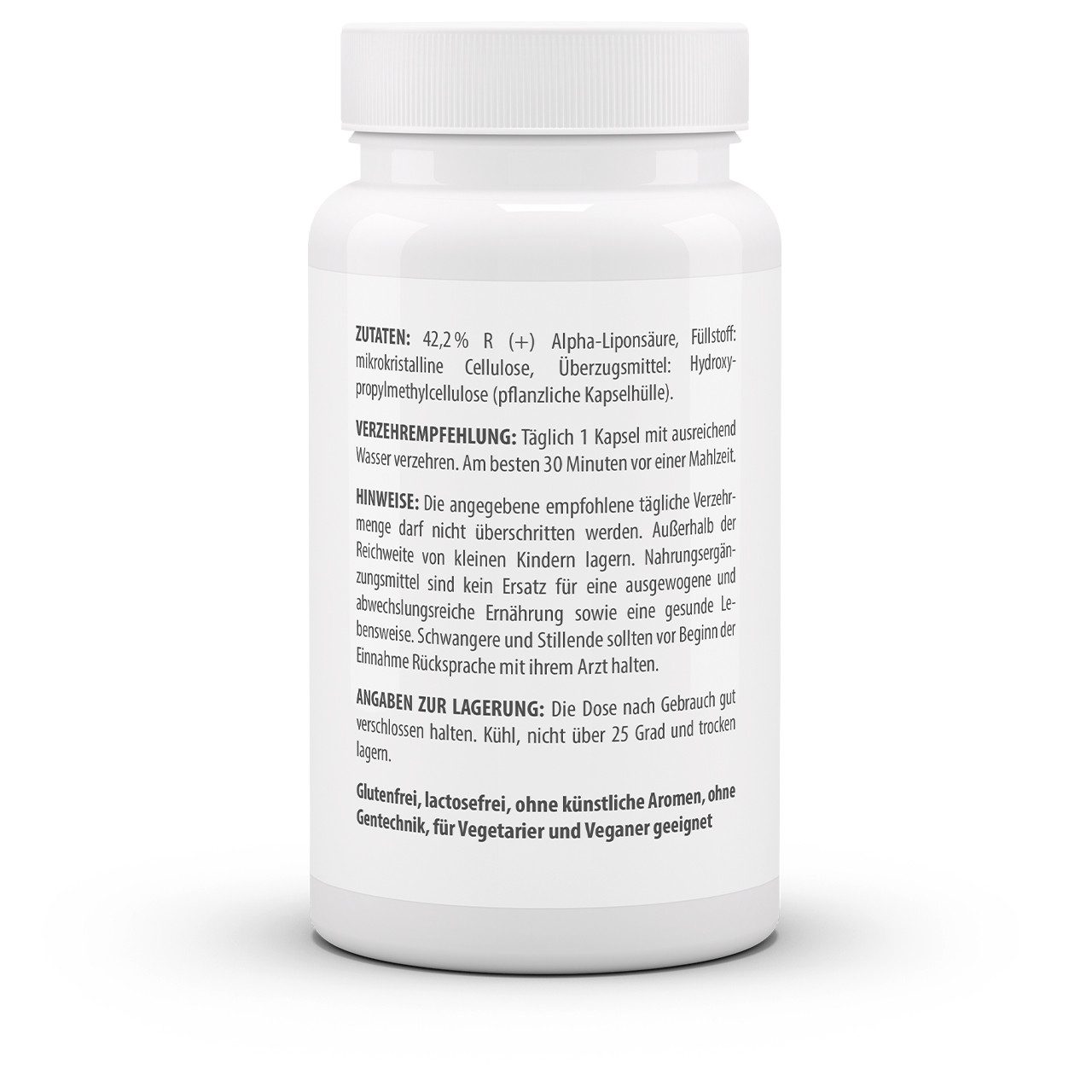 vitaworld R Alpha-Liponsäure 200 mg - aus der natürlichen, bioaktiven Form Kapseln, 100 St., 48 g