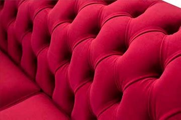 JVmoebel Chesterfield-Sofa, Sofa Klassisch Design Wohnzimmer 2 Sitzer Sofas Textil