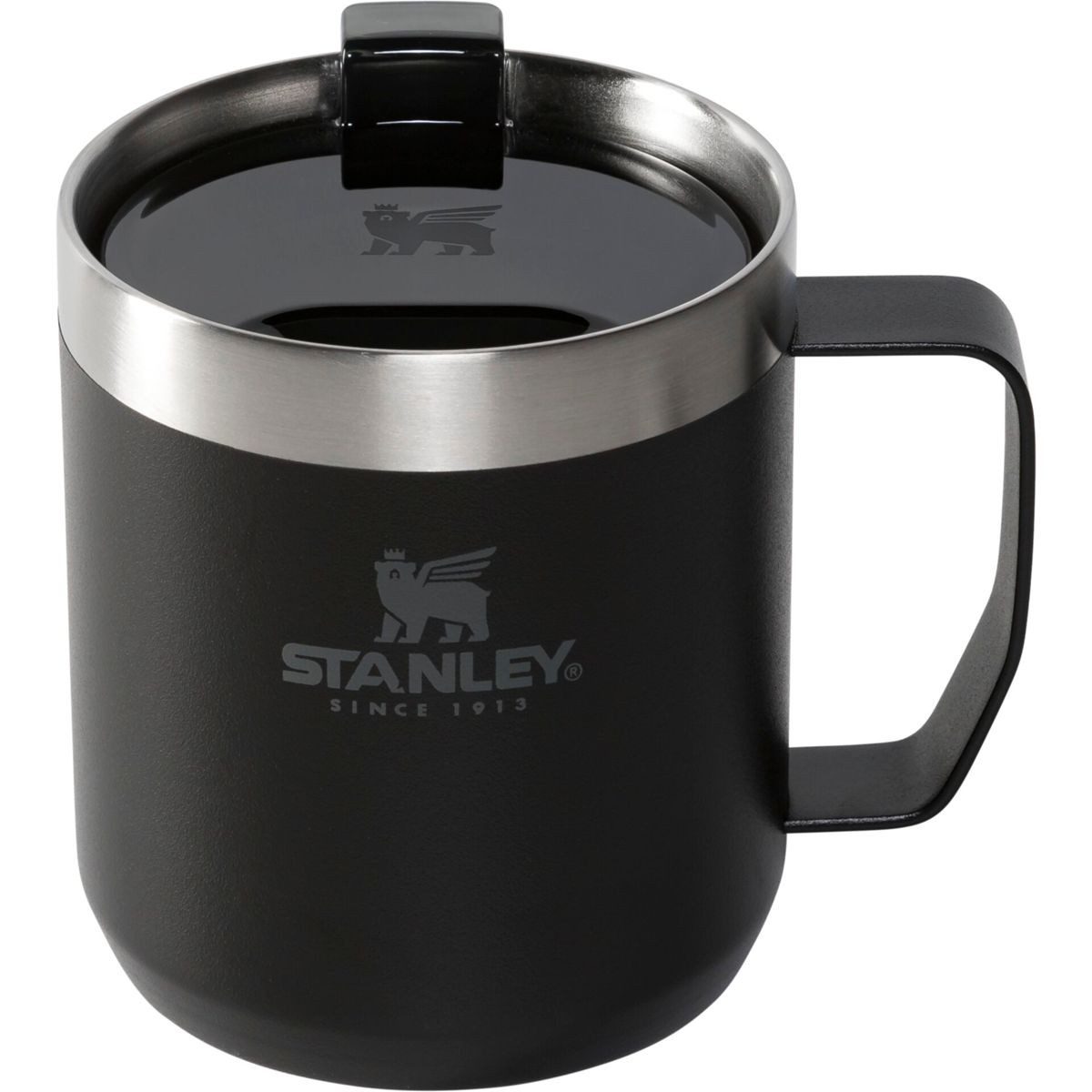 STANLEY Becher Camp Mug 0,35 L Matte Pebble, Edelstahl / Kunststoff