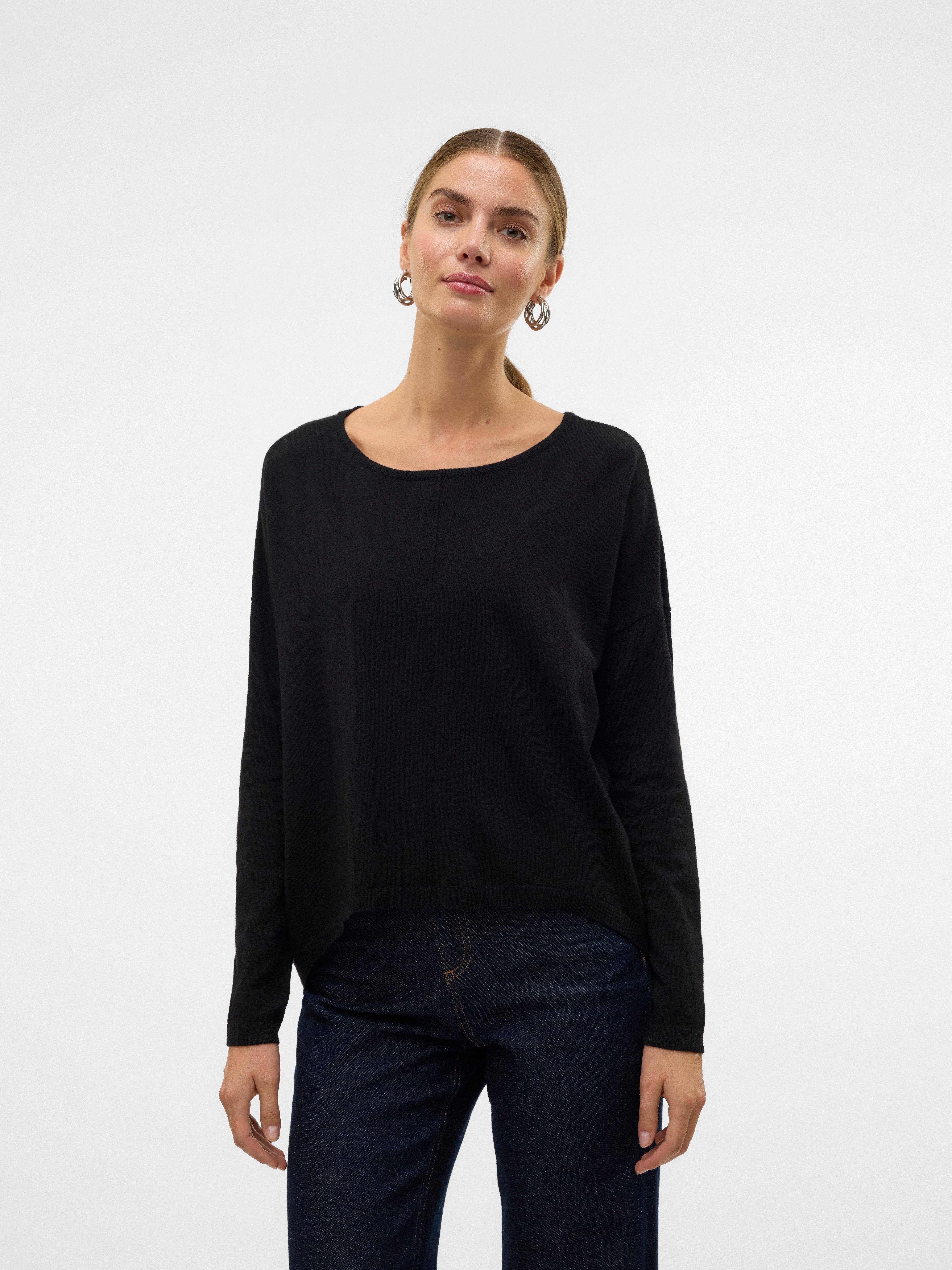 Vero Moda Rundhalspullover VMBREEZE AURA LS ZIPPER BLOUSE NOOS günstig online kaufen