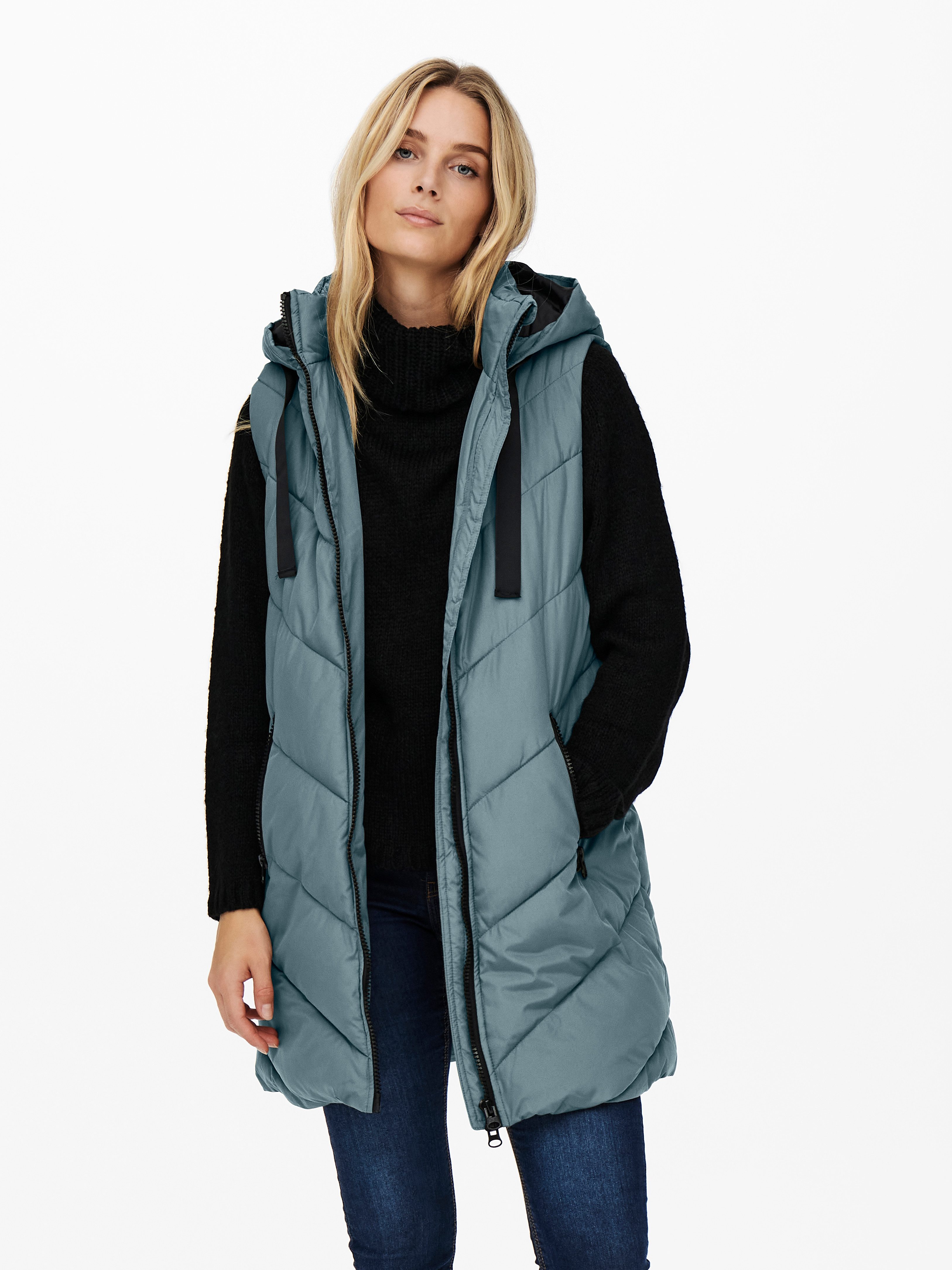 JDY Steppweste JDYSKYLAR LIFE HOOD WAISTCOAT günstig online kaufen
