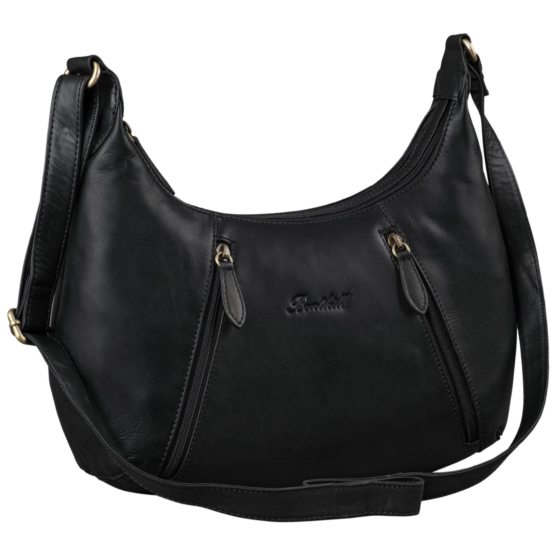 Benthill Umhängetasche Damen Echt Leder Handtasche Damentasche Umhängetasch günstig online kaufen