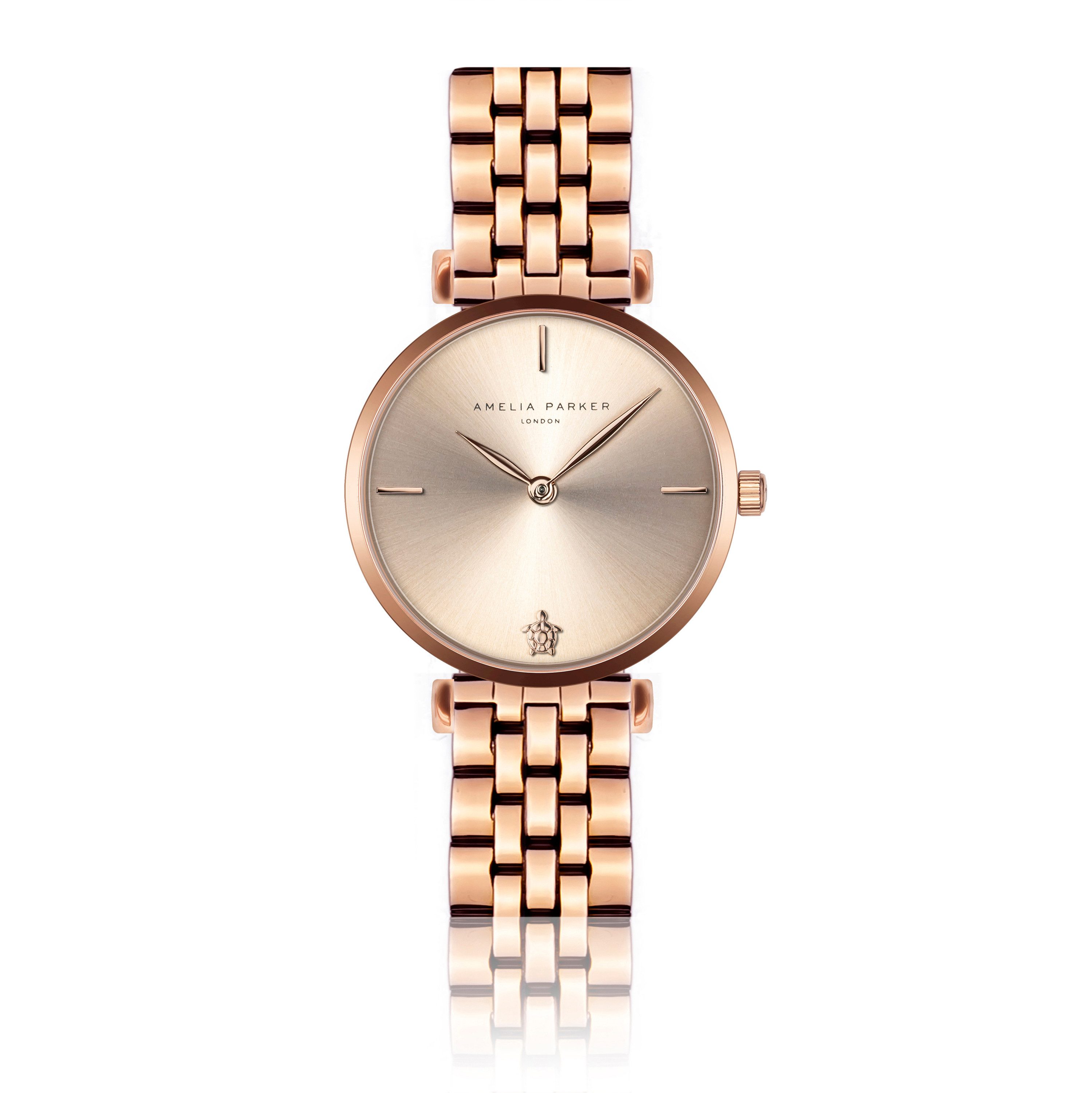Quarzuhr AC1-B084R Gold Shore Rose gold Link