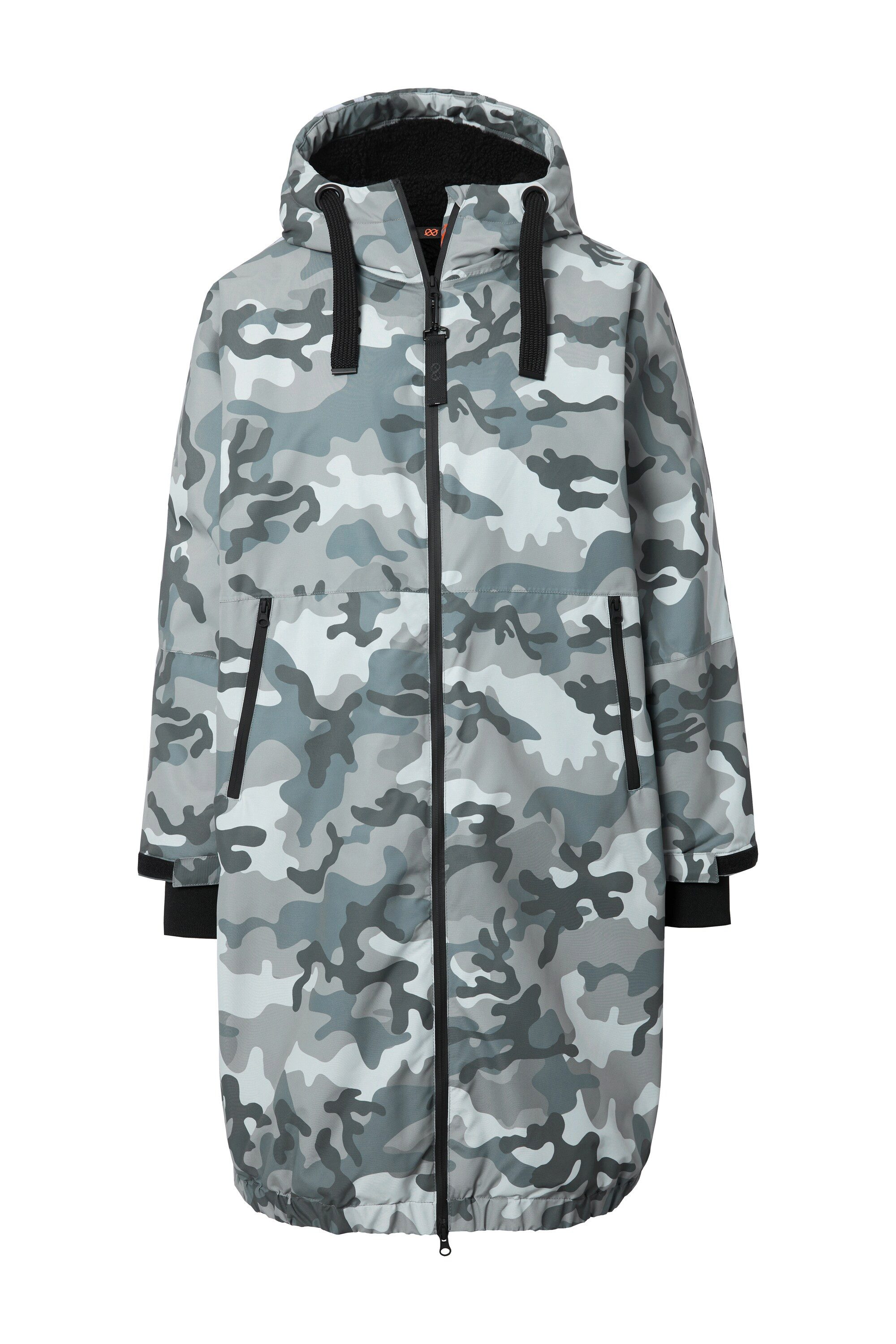 Laurasøn Wintermantel Funktionsjacke oversized Teddyfutter Kapuze günstig online kaufen