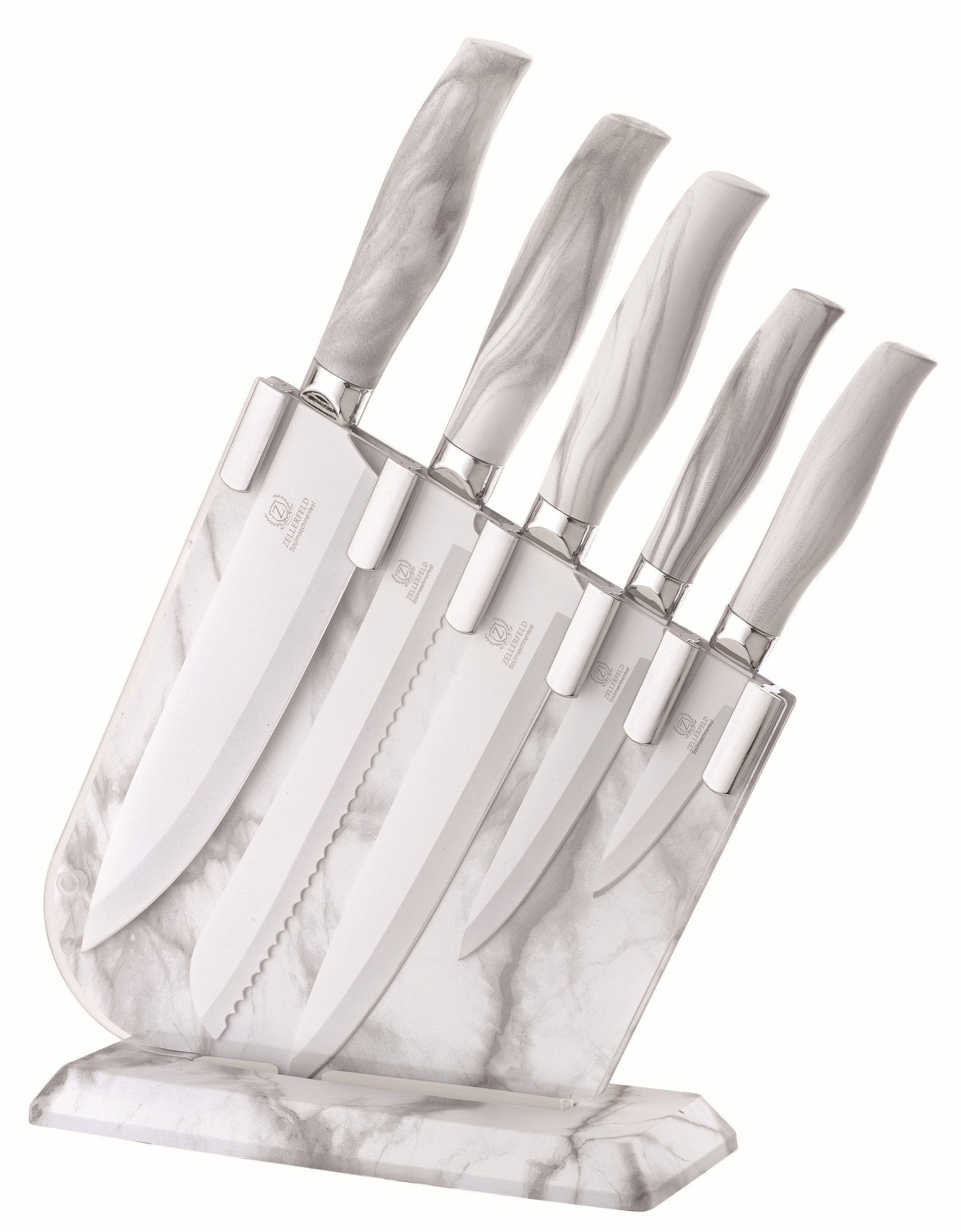 ZELLERFELD Messer-Set Messerset 6-teilig Klingen Küchenmesser
