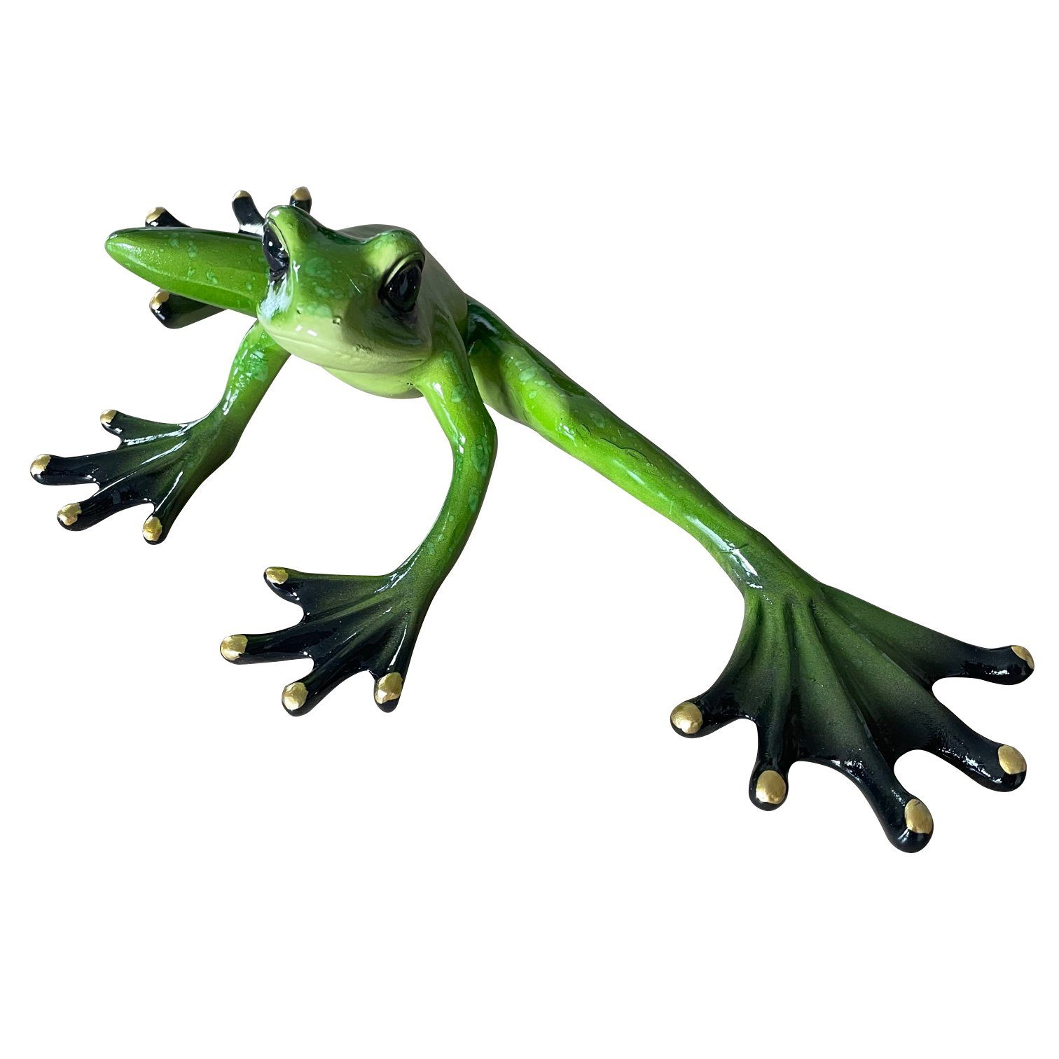 OnlineFuchs Gartenfigur als Laubfrosch für Gartenteich 29 cm groß