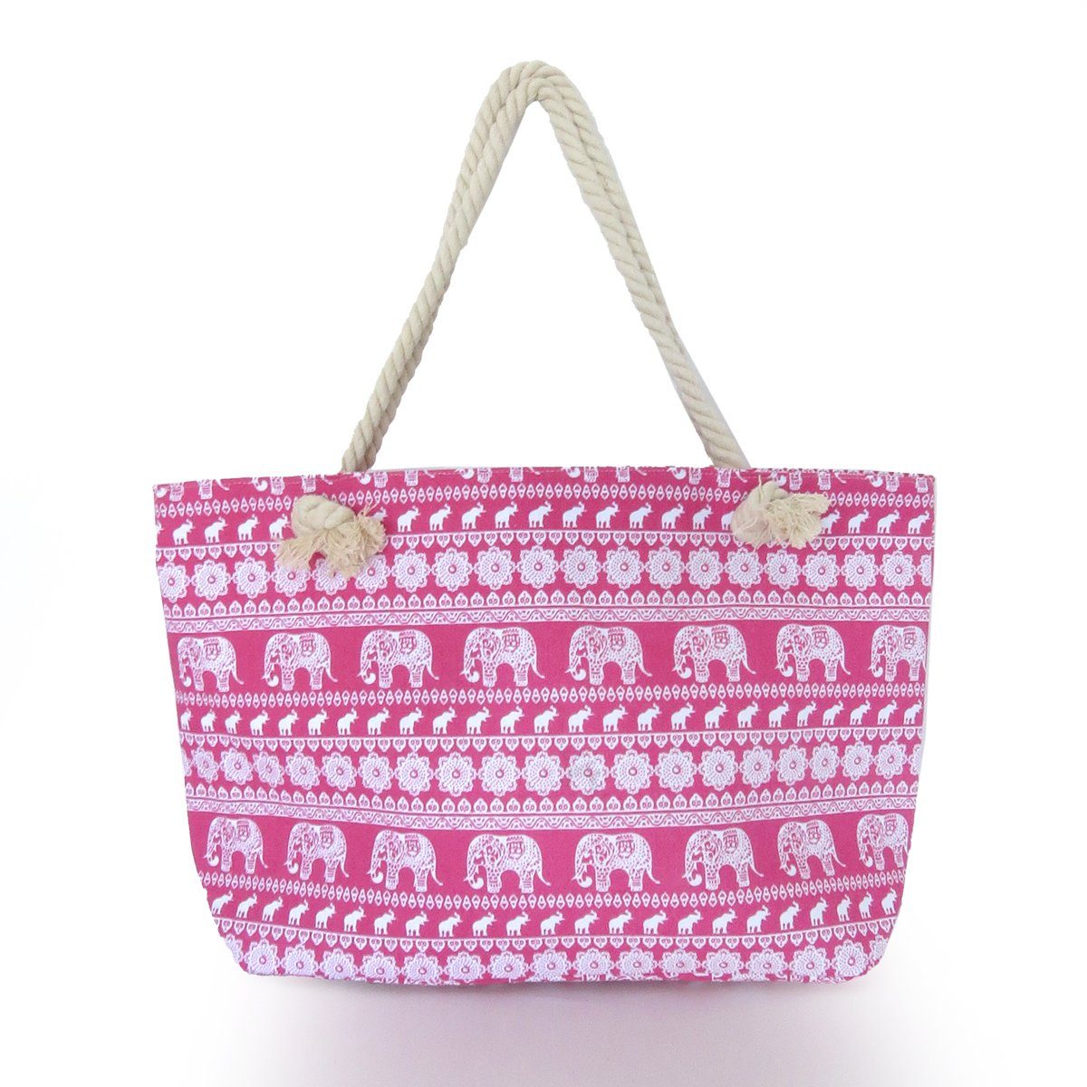 pink Strandtasche Originelli Tasche Beachbag "Elefant" Umhängetasche Sonia