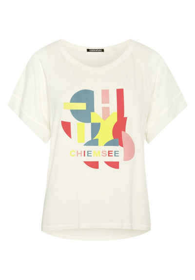 Chiemsee Print-Shirt T-Shirt im geometrischen Logo-Design 1