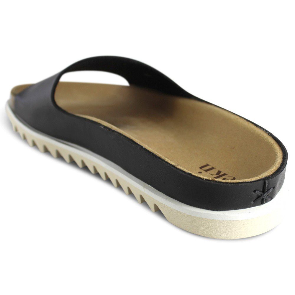 Sandale Sandalen EKN Footwear Black, Palm vegane