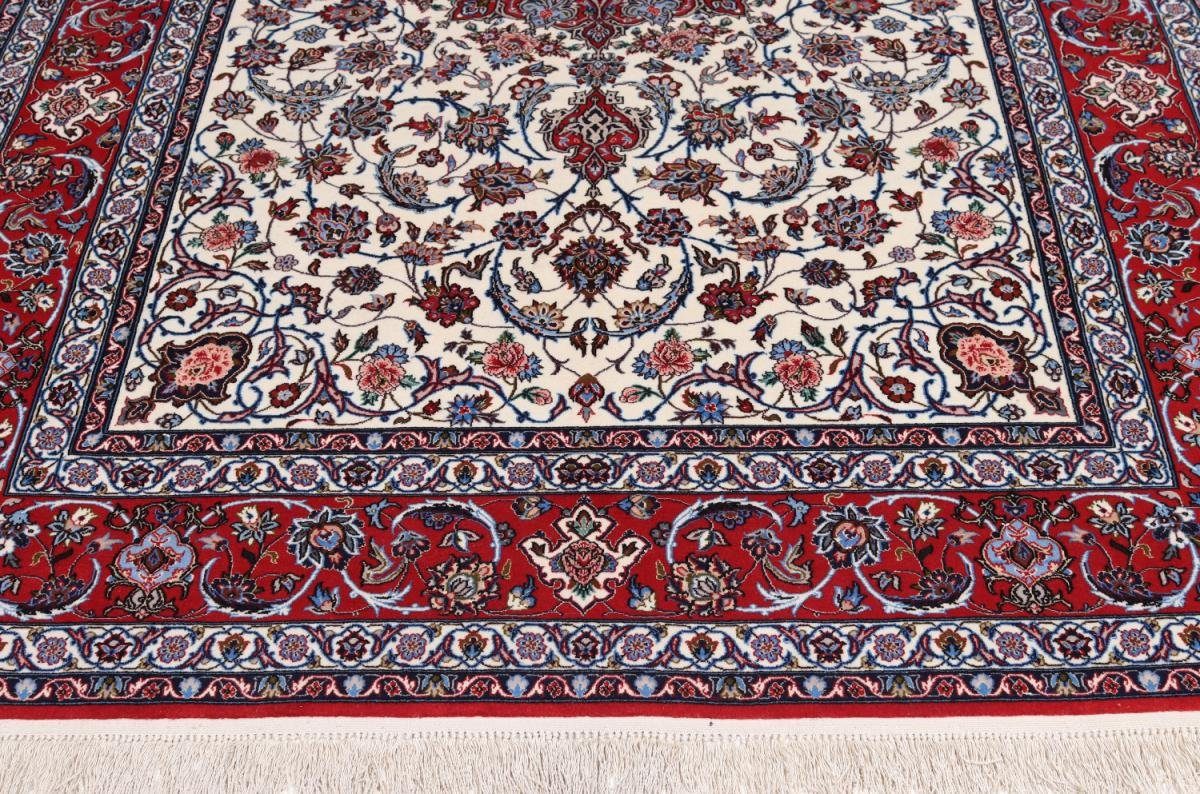 rechteckig, Handgeknüpfter Orientteppich, Höhe: 159x241 Trading, Seidenkette mm Orientteppich 8 Nain Isfahan