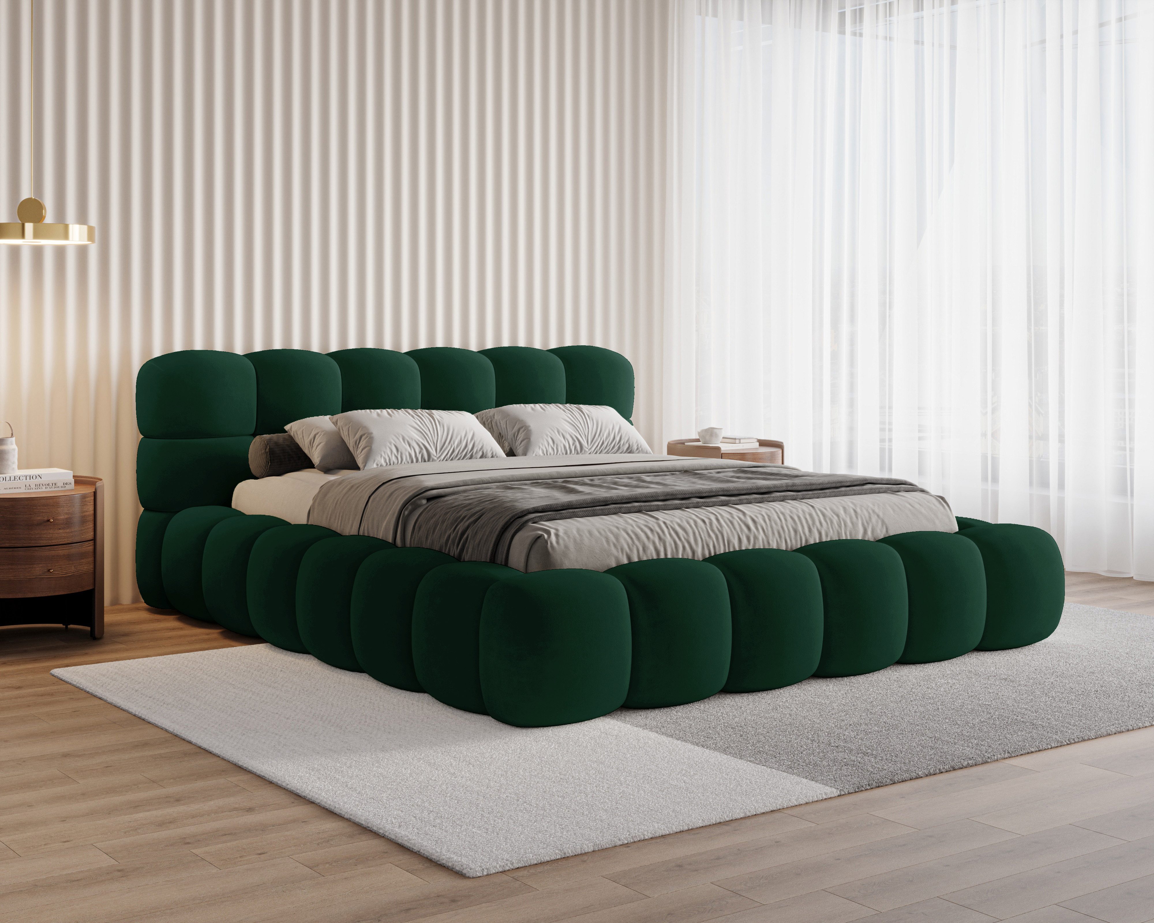 Chilly Möbel Polsterbett Stone Samt Stoff günstig online kaufen
