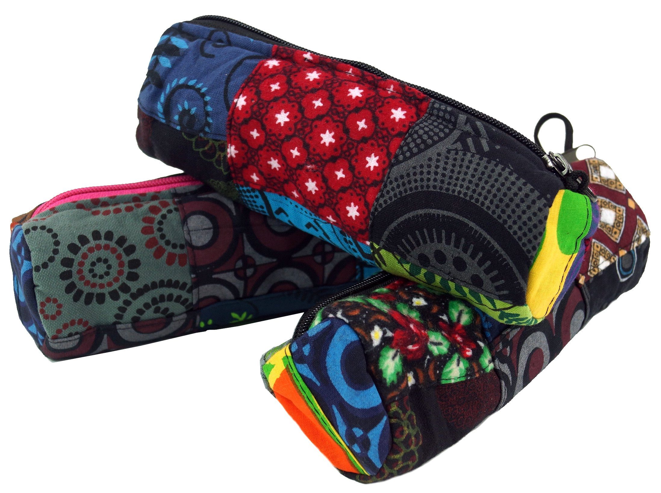Guru-Shop Aufbewahrungstasche Stifttasche Ethno, Ethno Patchwork Mäppchen – Bild 2 von 2