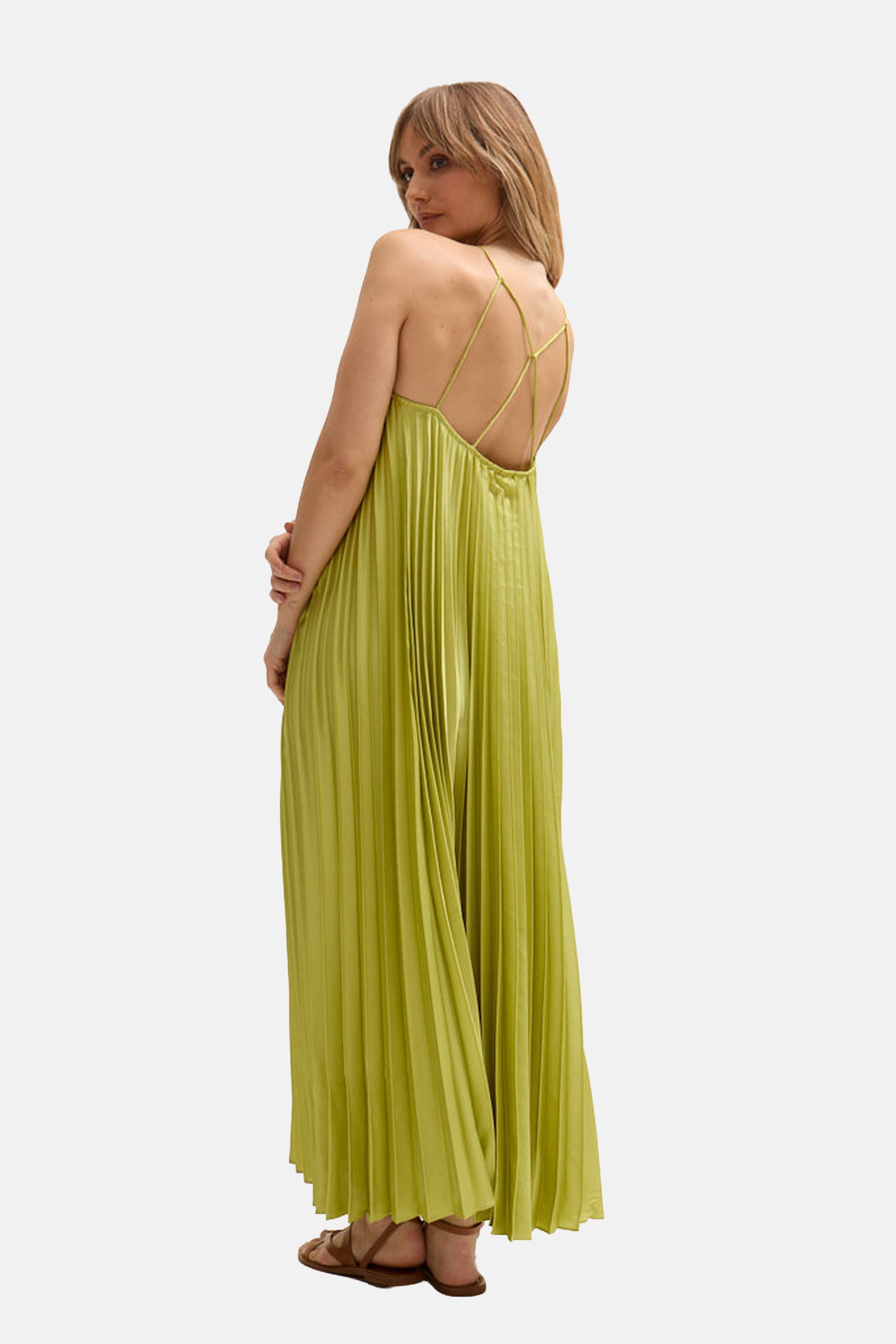 Lily and Lionel Midikleid Philomena Halter Neck Pleated Maxi Dress Damen