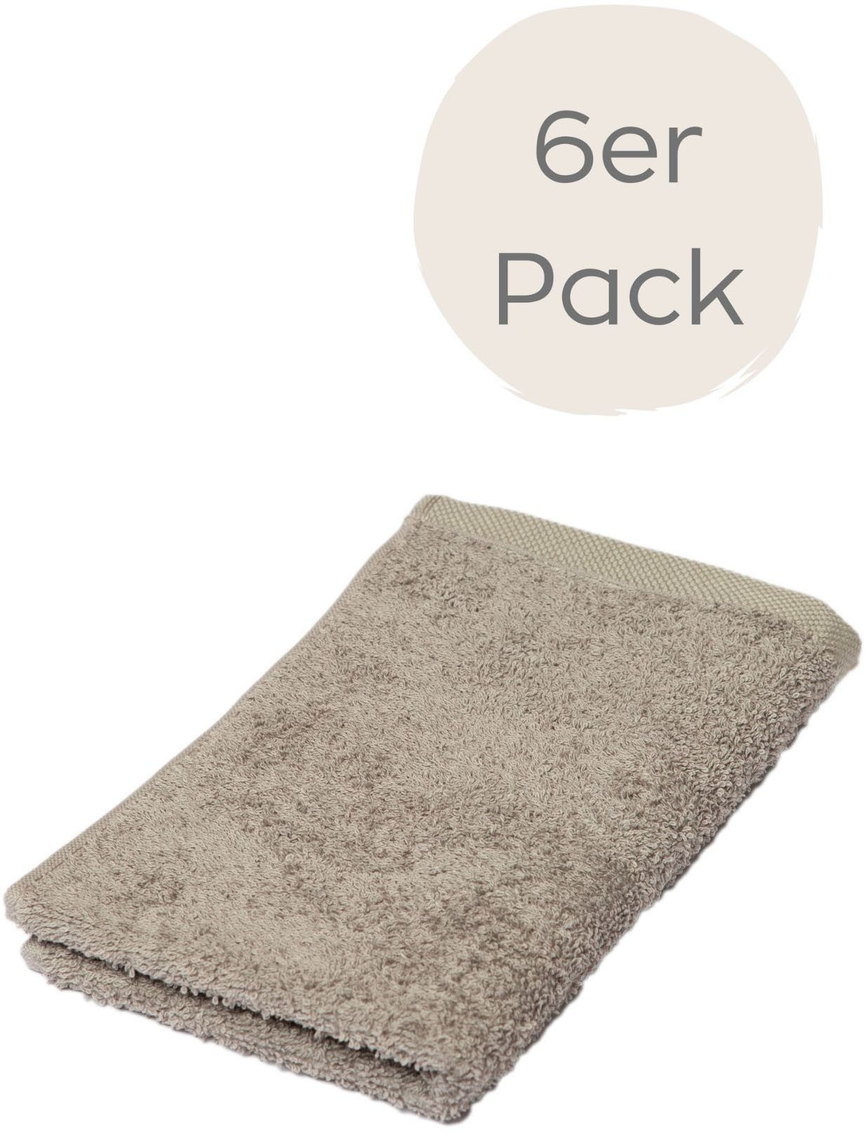 Wewo fashion Gästehandtücher 9517G, Frottee (Packung, günstig online kaufen