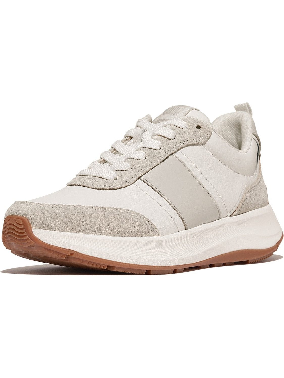 Fitflop F-Mode Flow Sneaker - Leather & Suede Mix Sneaker