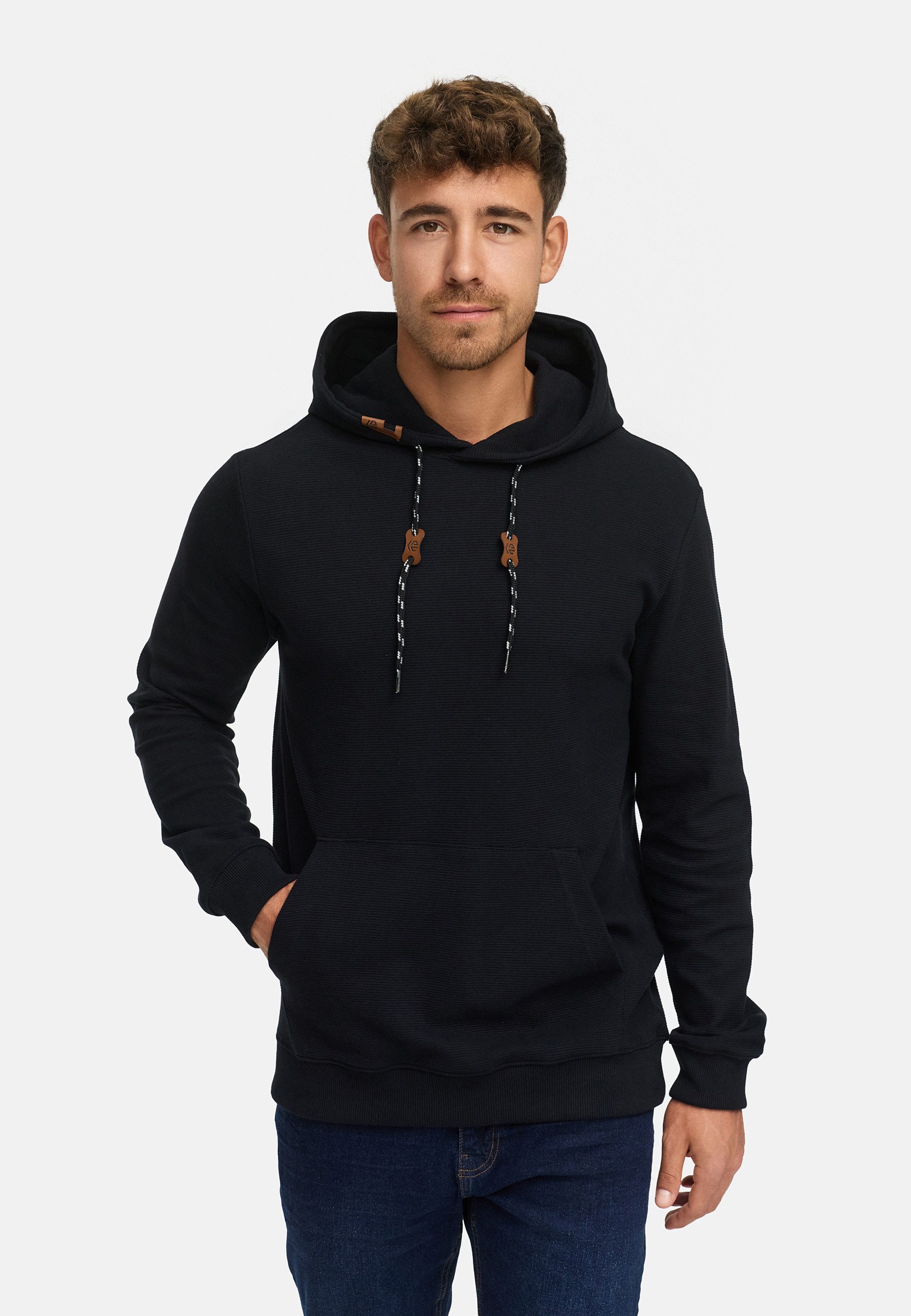 Indicode Hoodie Herren INGuadalupe Sweatshirt Kapuze Herrenhoodie Kapuzenpullover aus Baumwolle, Kapuzenpullover für Männer
