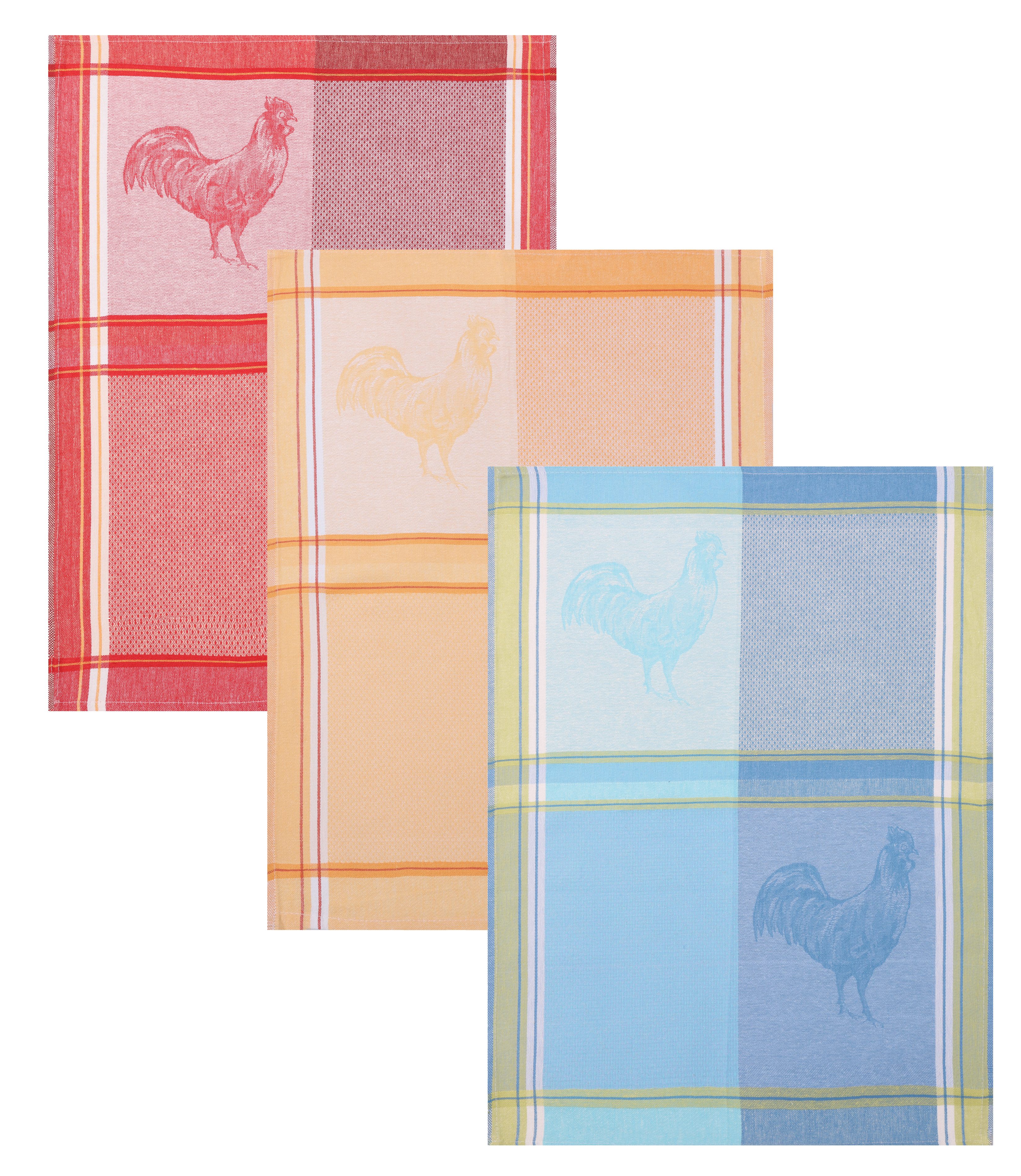 Betz Geschirrtuch 3 Stück Geschirrtücher Halbleinen Küchenhandtuch Hahn Grö günstig online kaufen