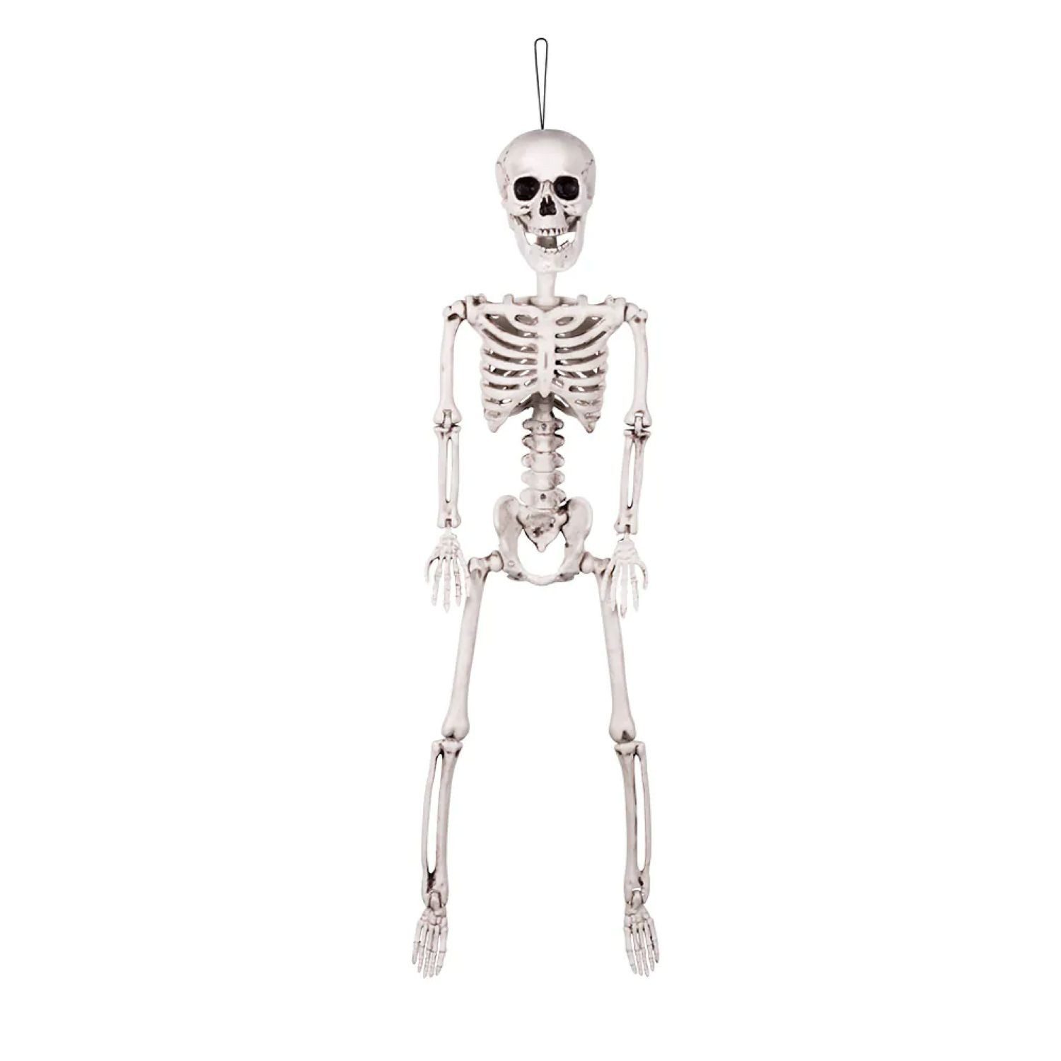 Boland Dekoobjekt Halloween Deko Bewegliches Skelett, 60 cm