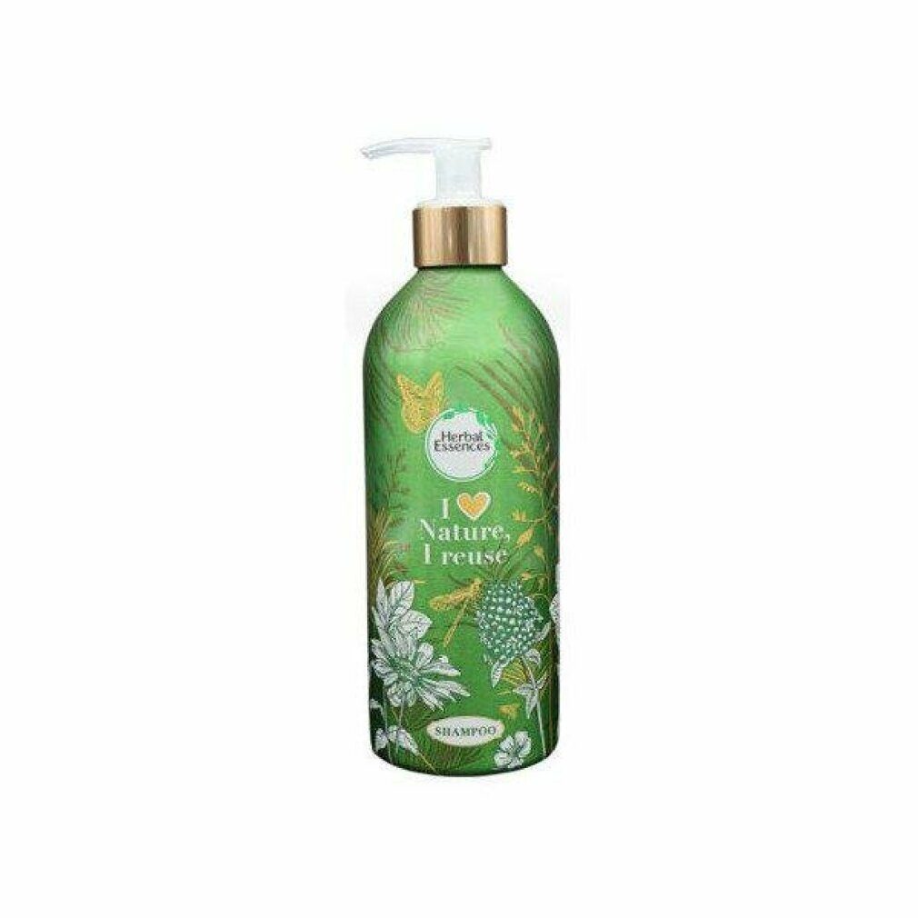 Herbal Haaröl Essences Botella Rellanable Aluminio Argan Champú 430ml