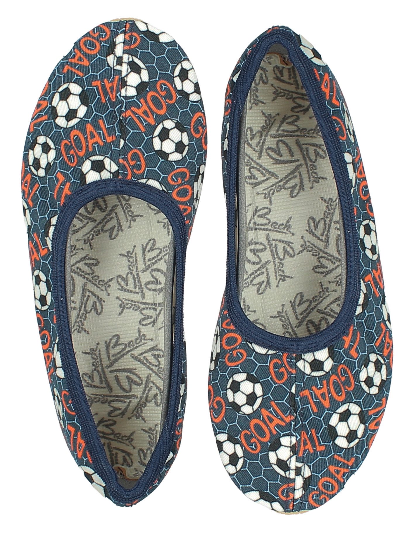 Beck Schläppchen Finsisher Gymnastikschuh Aus Baumwolle