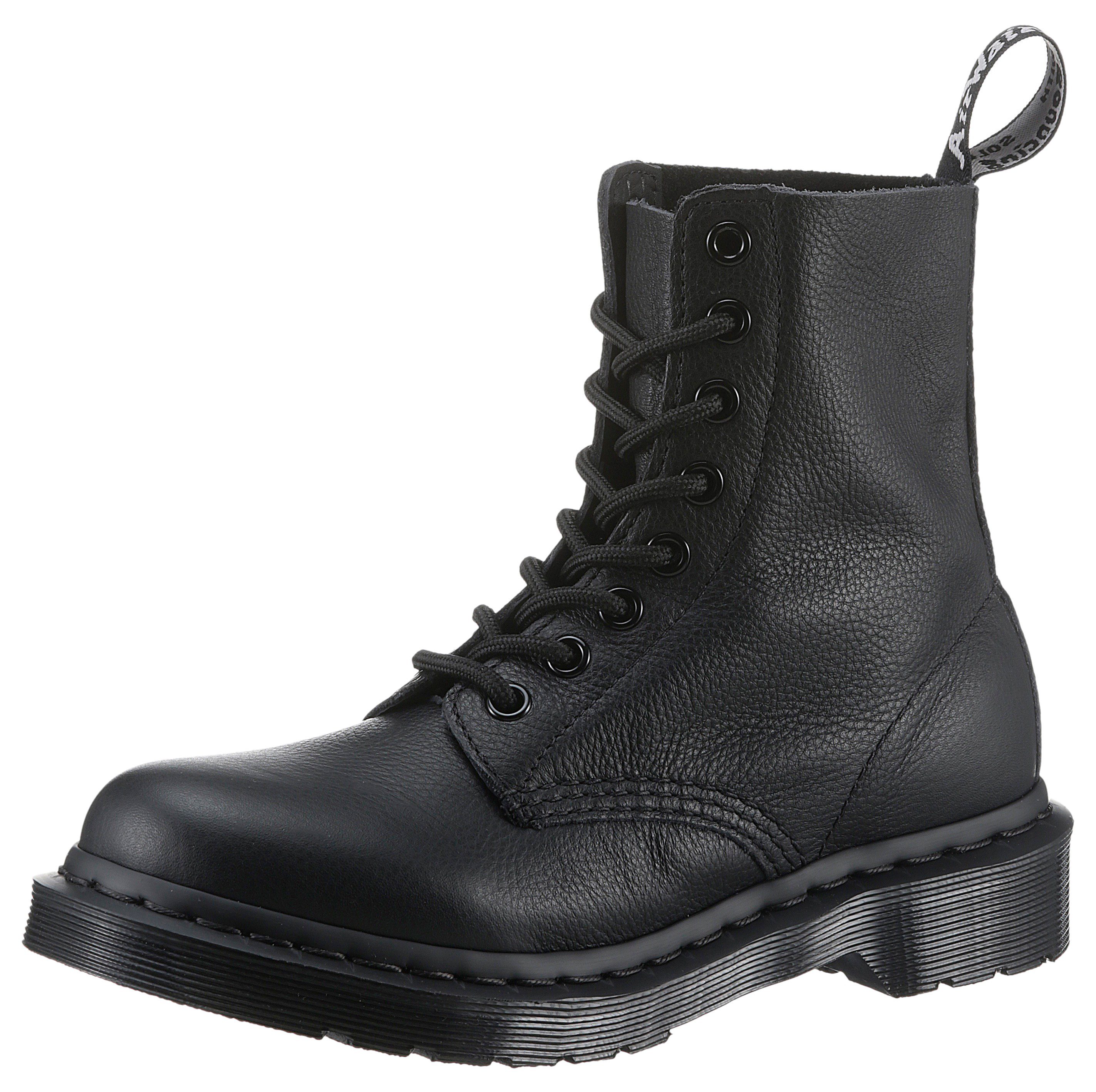 DR. MARTENS 1460 Pascal Mono Чоботи на шнурівці, Schnürschuh, Festival, Stiefelette mit praktischer Schnürung