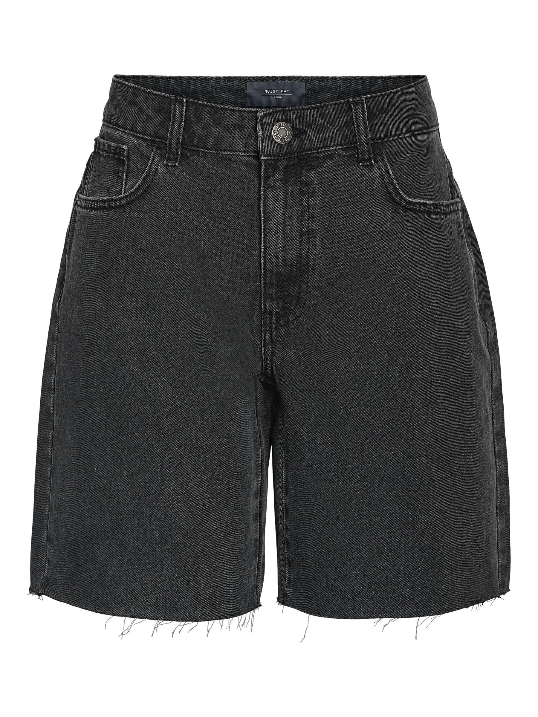 Noisy may Jeansshorts Bequeme Jeansshorts Loose Fit Sommerstyle Trenddesign (1-tlg) NMHOLLA NW LOOSE SHORTS AZ457BL NOOS