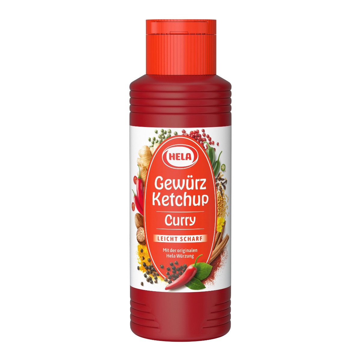 HELA Saucen, Hela Gewürz Ketchup Curry leicht scharf pikant gewürzt 300ml