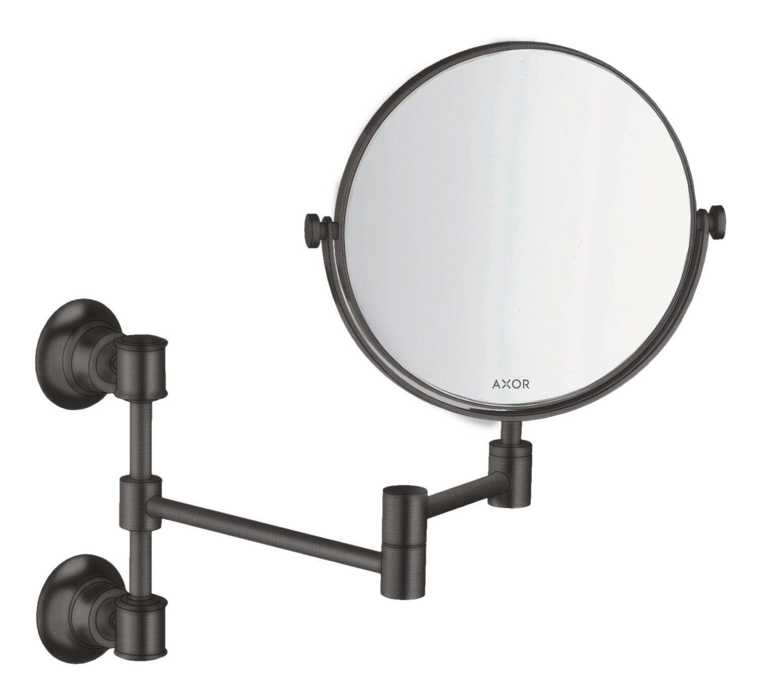 hansgrohe Rasierspiegel Axor Montreux, Brushed Black Chrome